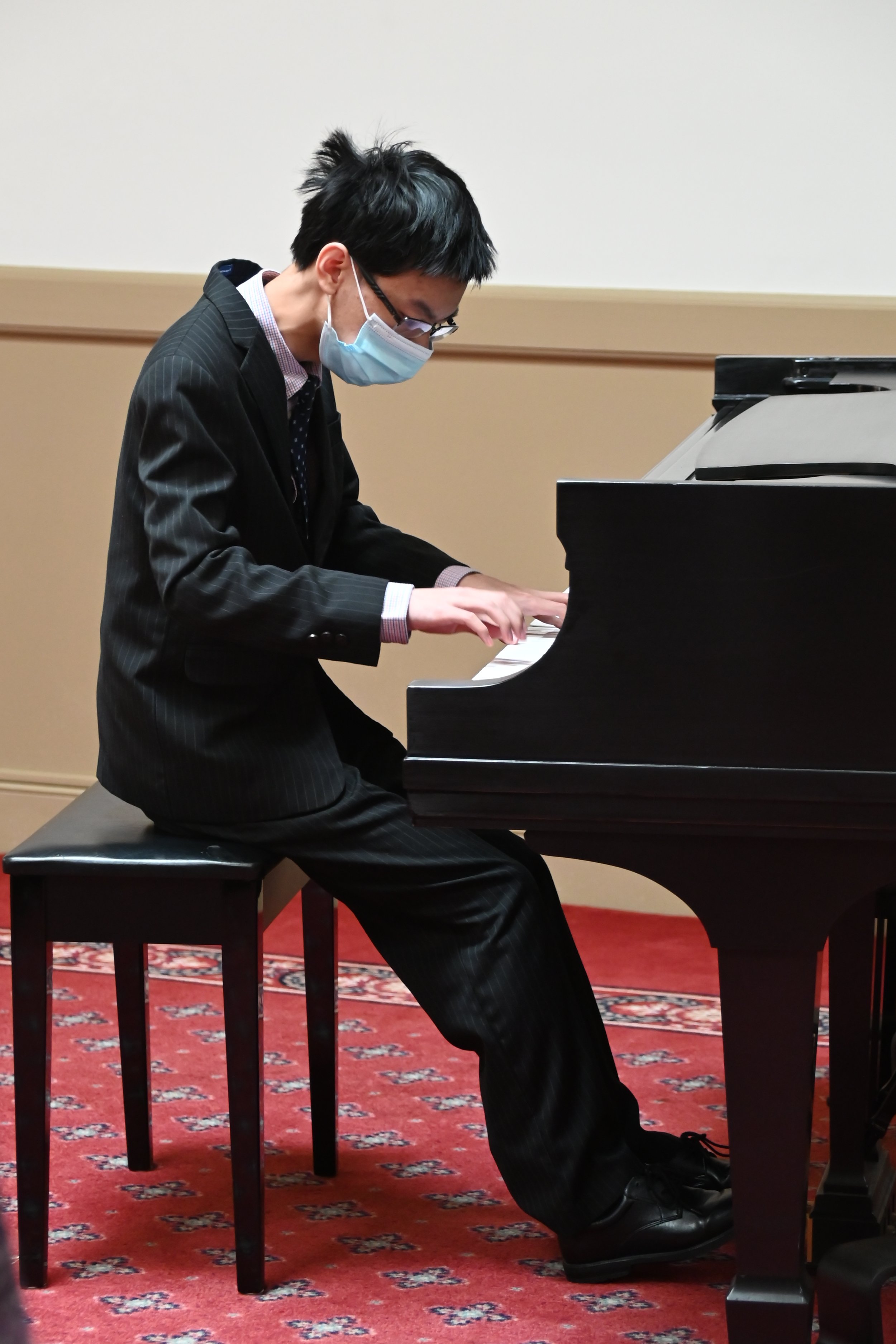 Sr. D.:  Ian Zhang, Piano:  Second Prize, Musical Achievement Award of $800