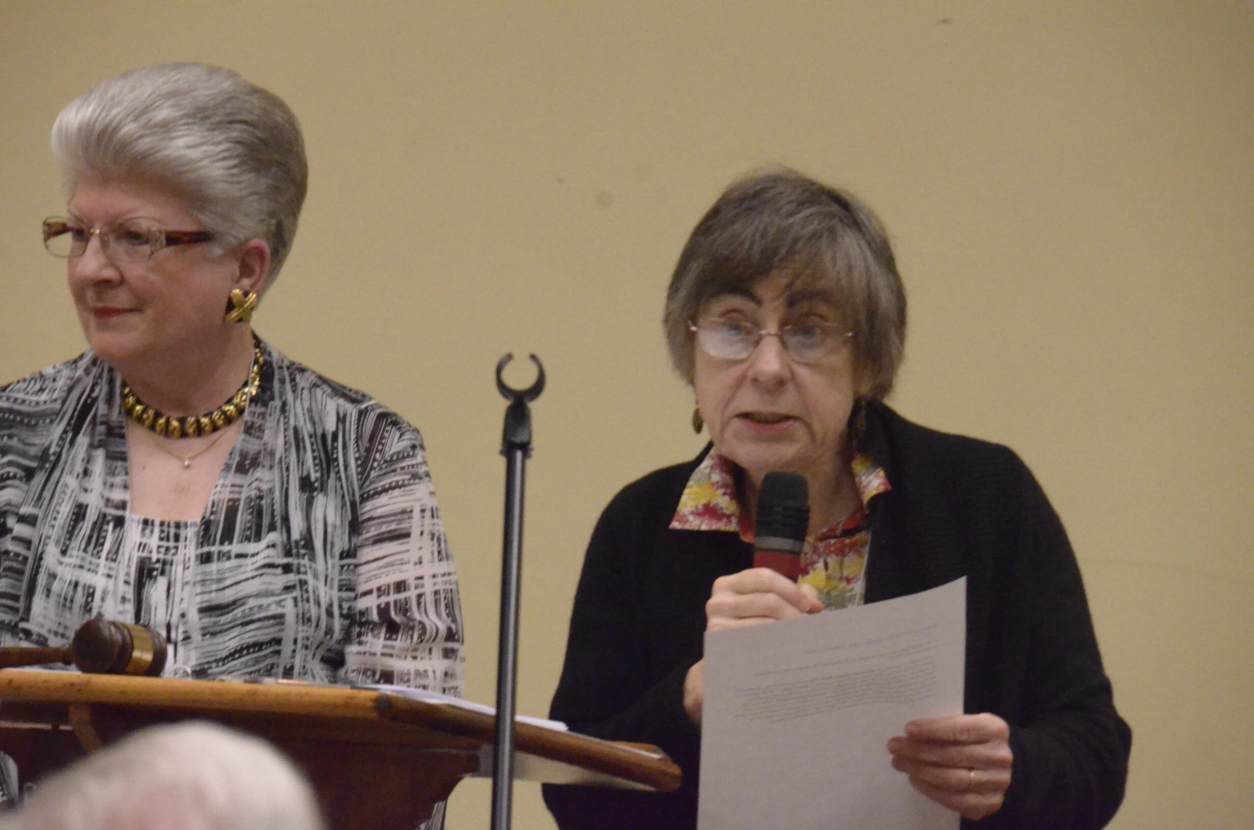 Nancy Burnstein, Second VP: Programs, shares membership news