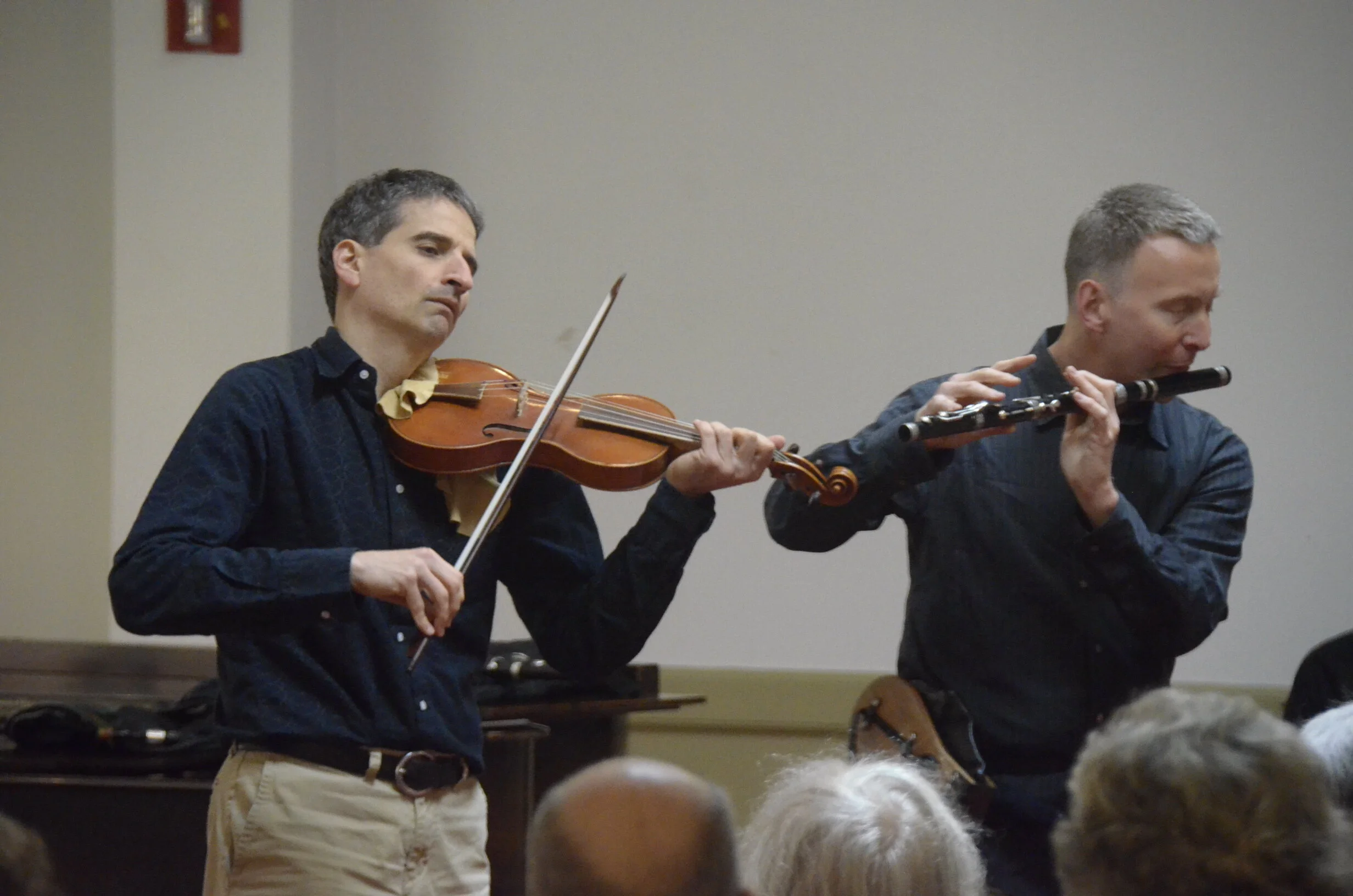 L to R:  David Greenberg and Chris Norman
