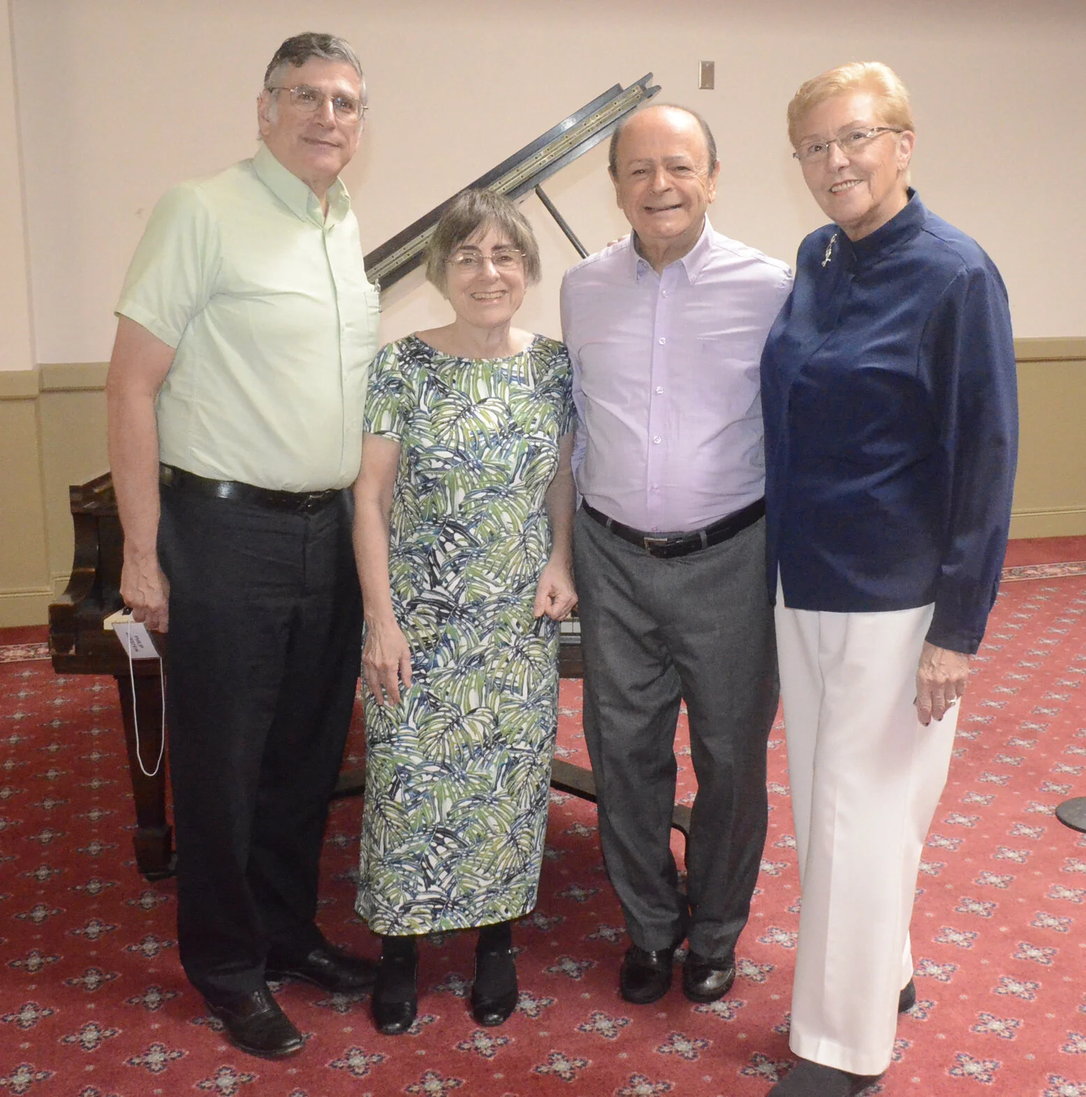 Phil and Nancy Burstein, Rami Bar-Niv, Rosanne Reddin, President