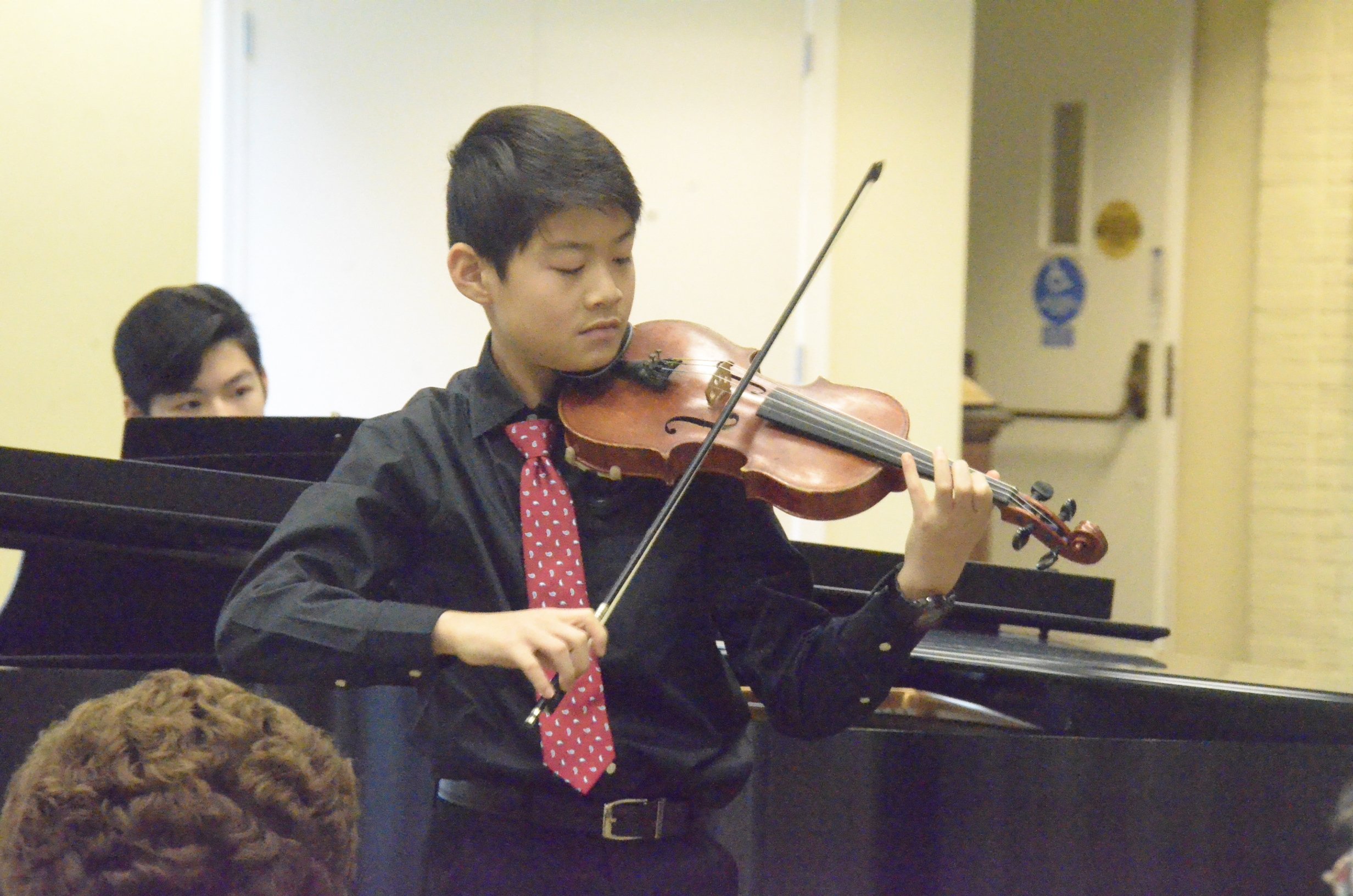 Matthew Fan, Violin; accompanied by brother, David Fan