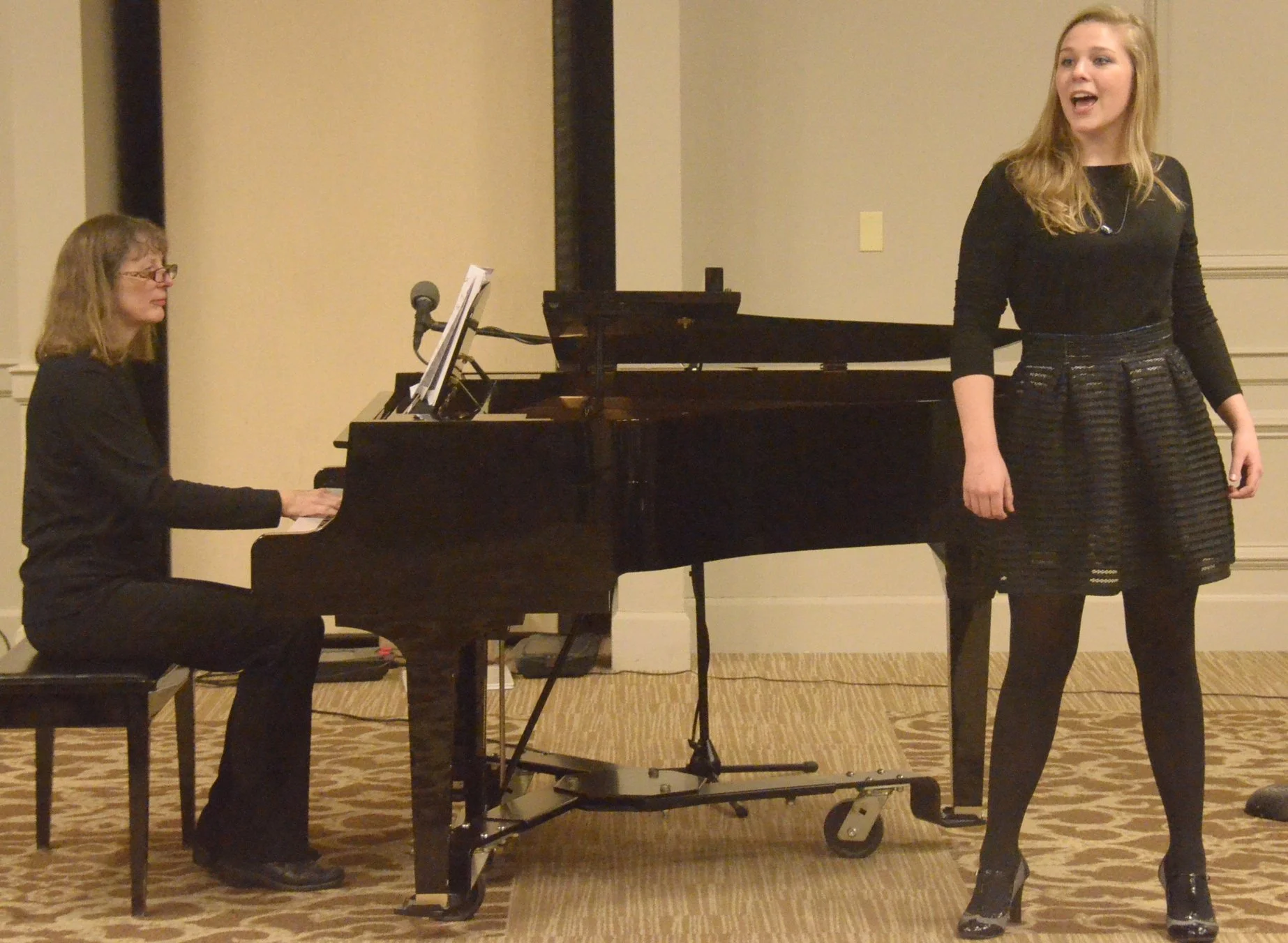 Tara Davy, Vocalist; accompanied by mother and WMC member, Becky Davy