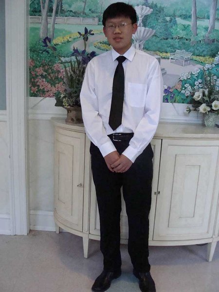 Sr. D.:  Kevin Hong, Piano; Honorable Mention and Encouragement Award of $300