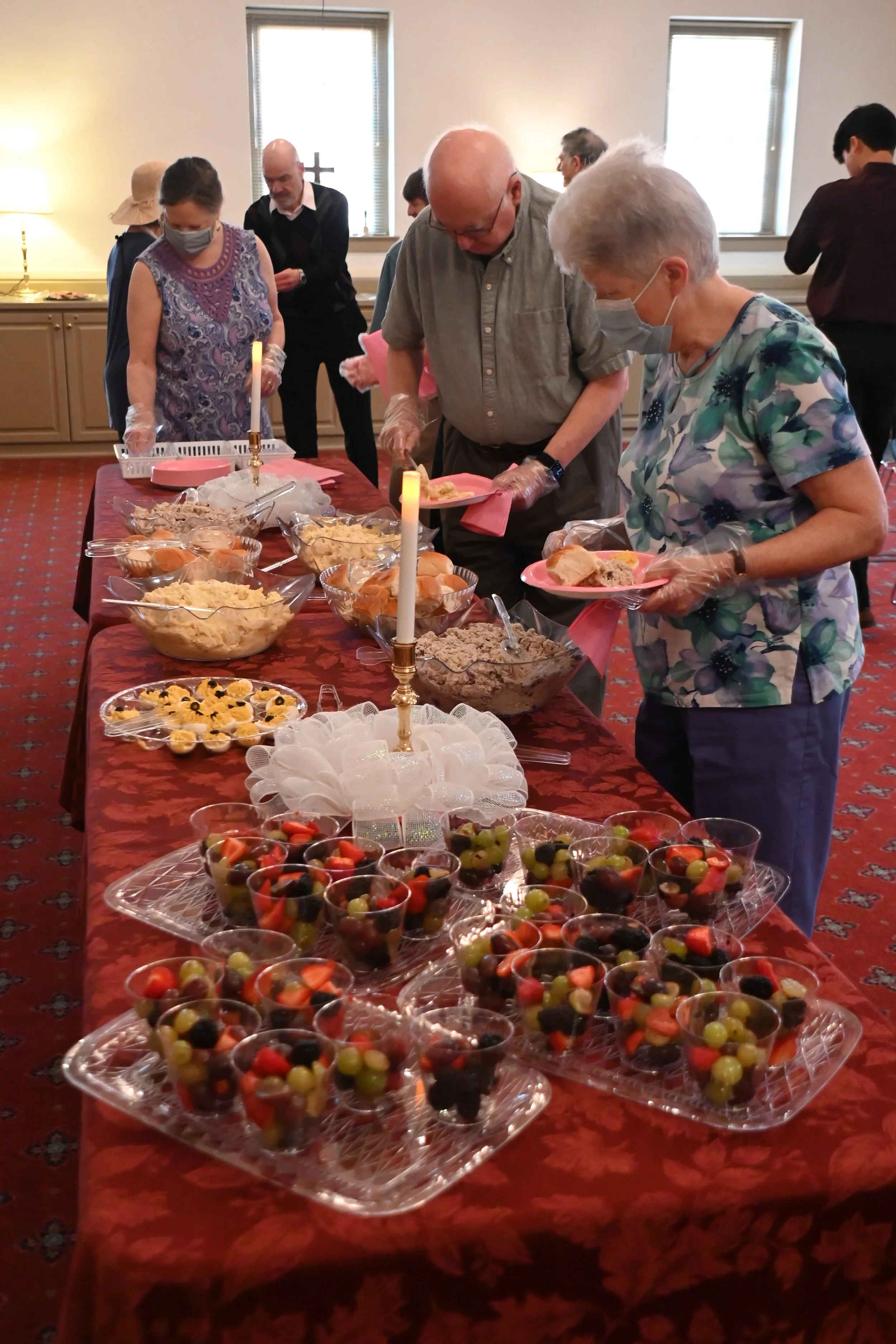 A delicious buffet luncheon provided by WMC, Inc.