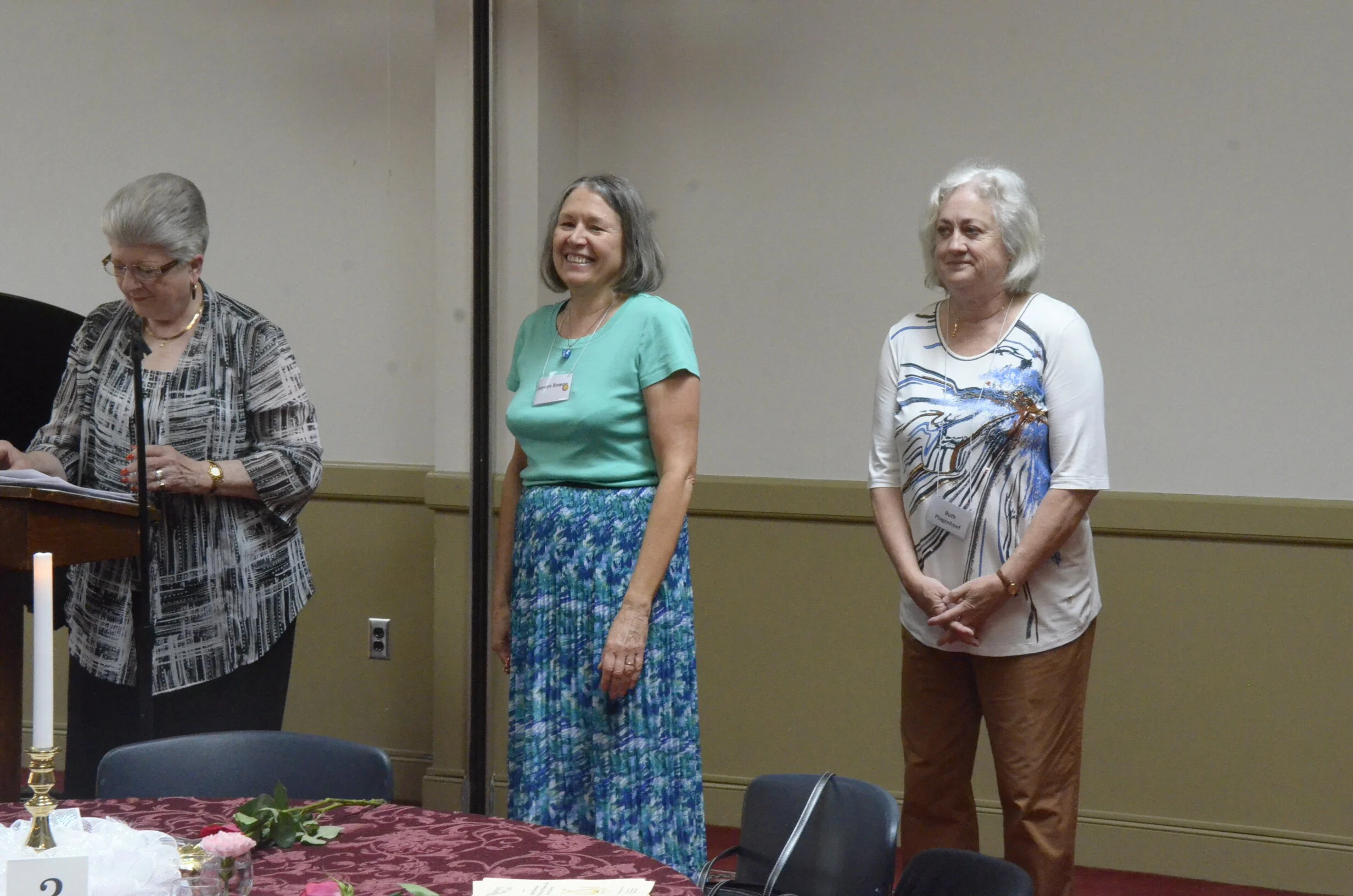 Thanks to Noreen Bowen and Ruth Plagenhoef, 2018-2019 Hospitality Committee members