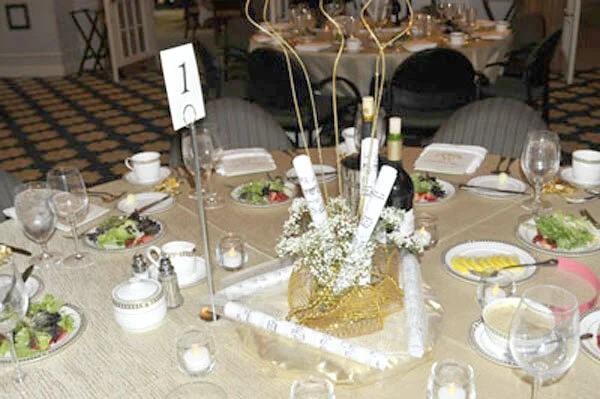 Golden Gala Centerpiece