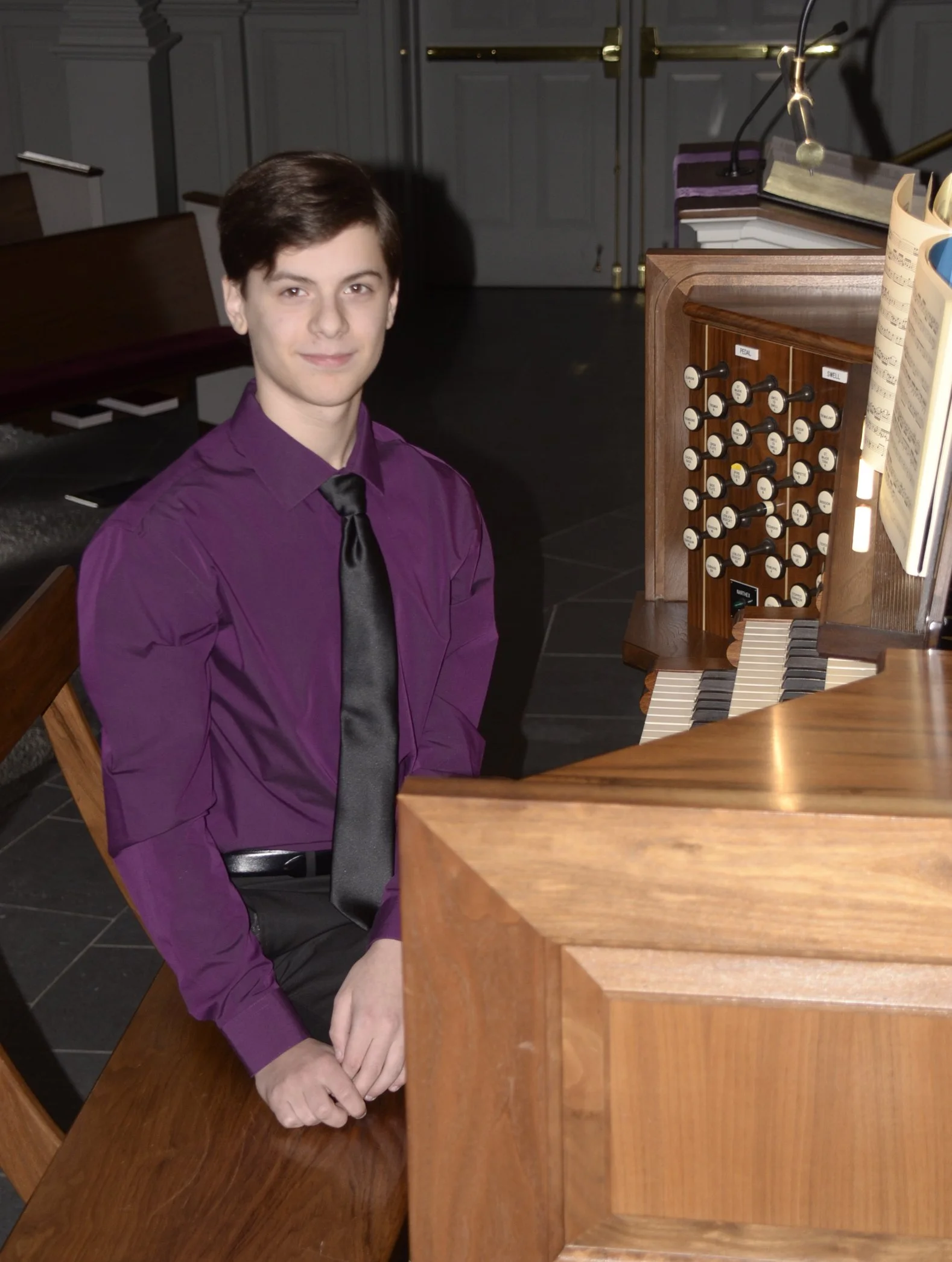 Sr. D.:  Michael Gibson, Second Prize, Musical Achievement Award of $1000