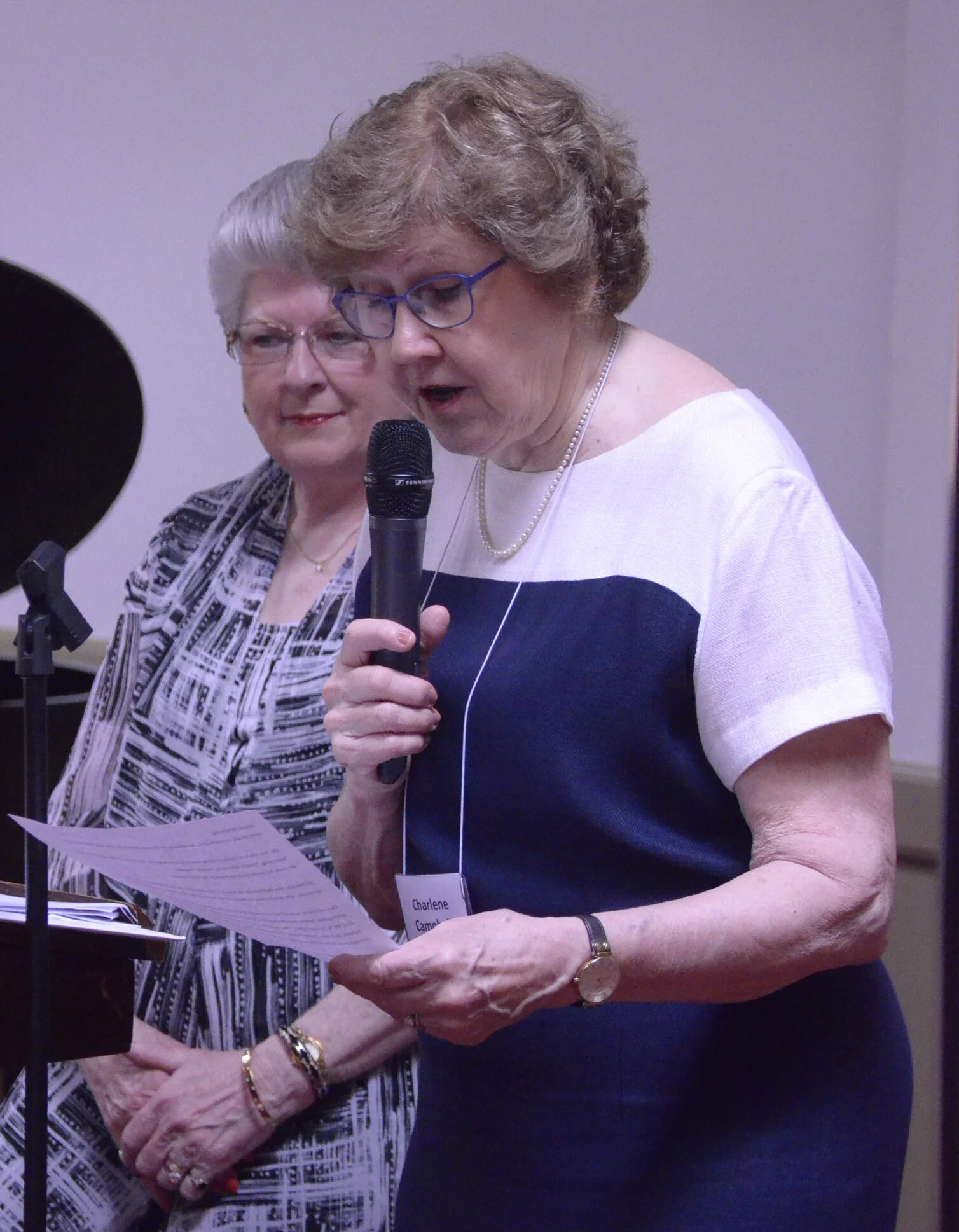 Charlene Campbell, First VP: Programs, speaks about 2017-2018 Musicales