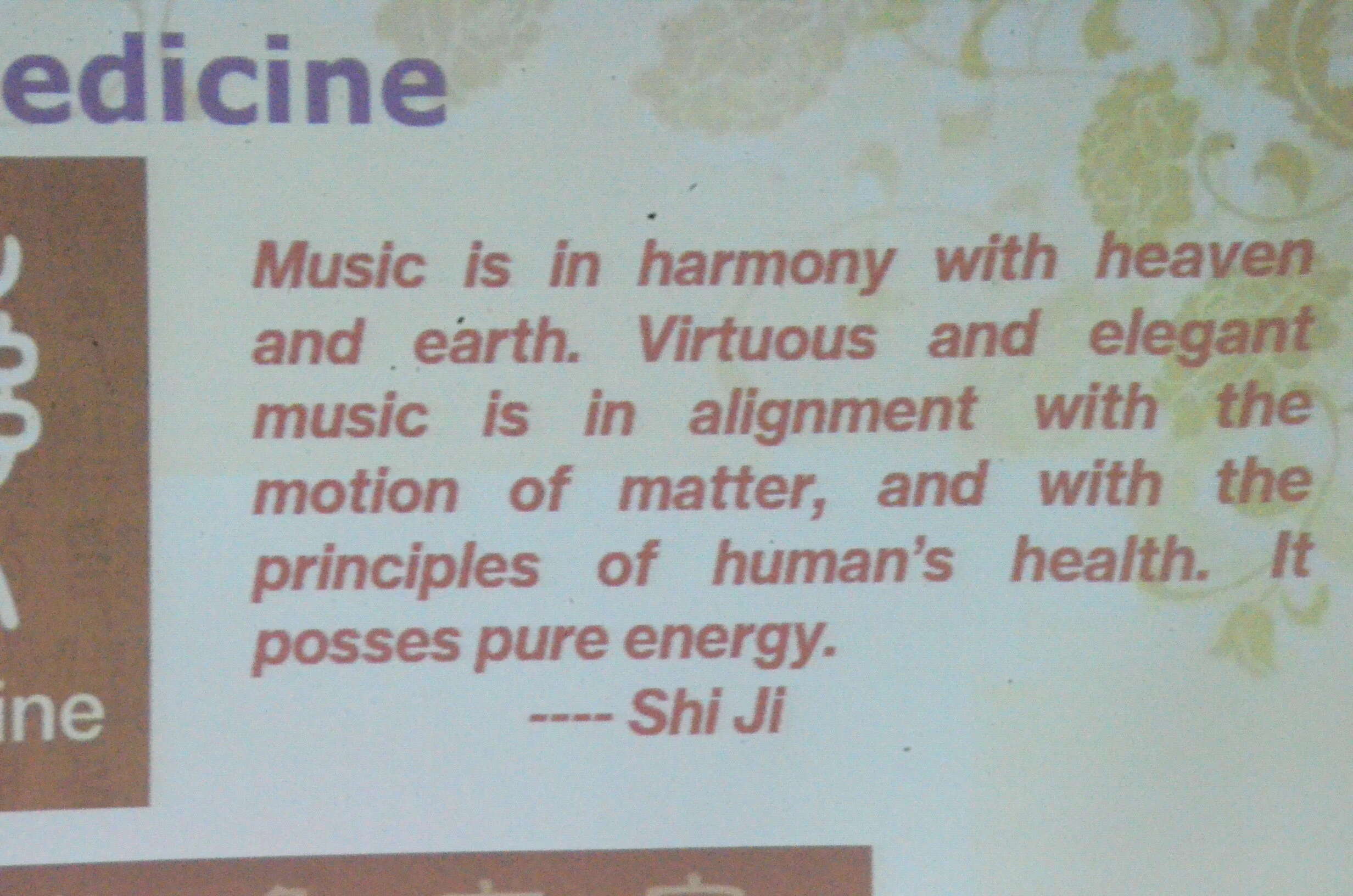 Music and Medicine