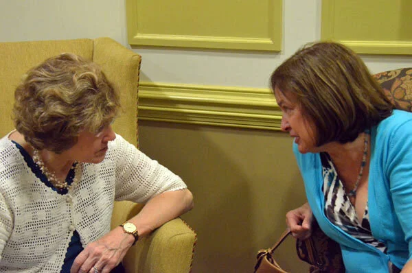 Charlene Campbell and Carolyn Borowski