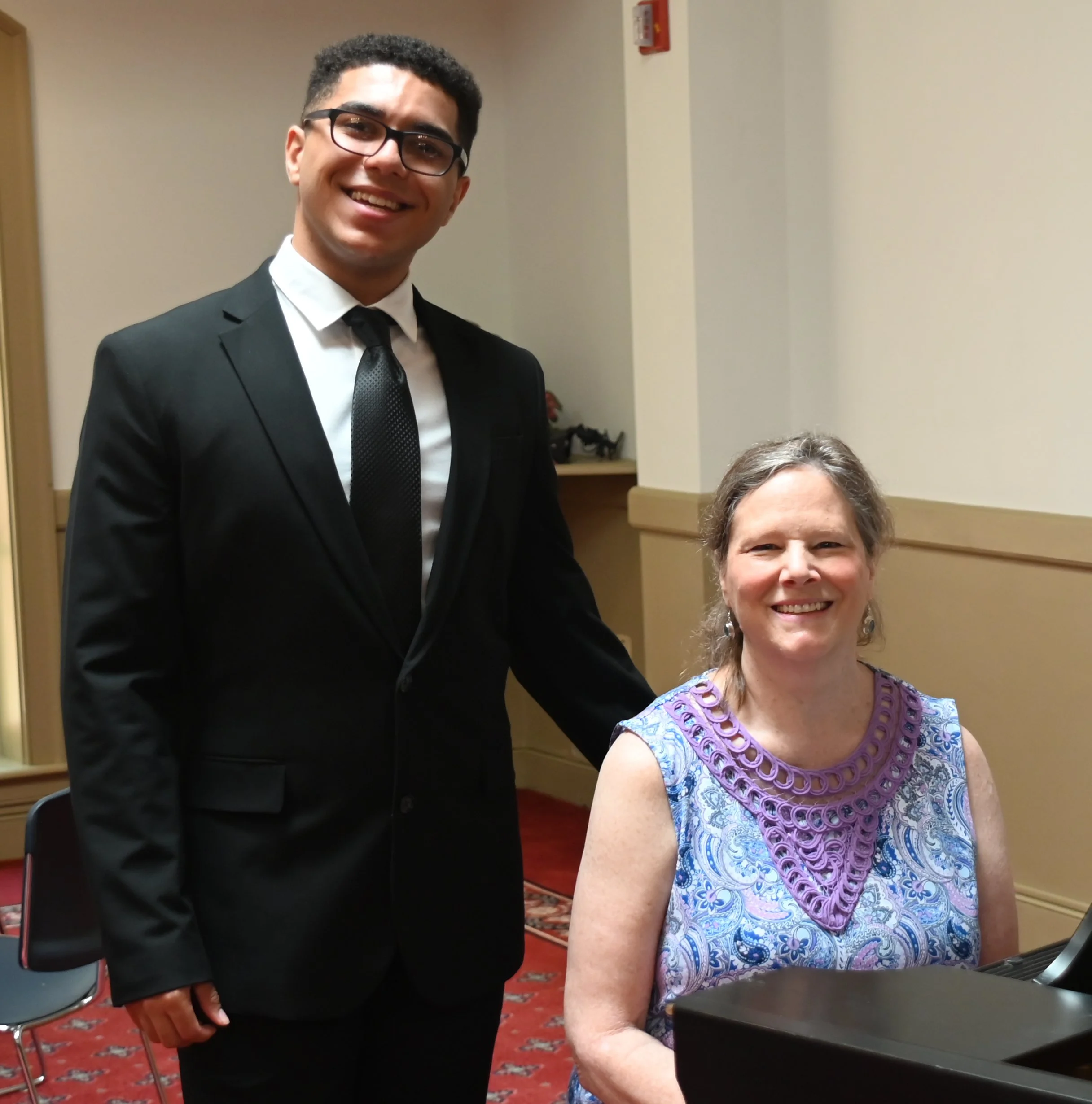 Christopher Kirby-Saunders and Karen Ives, Accompanist