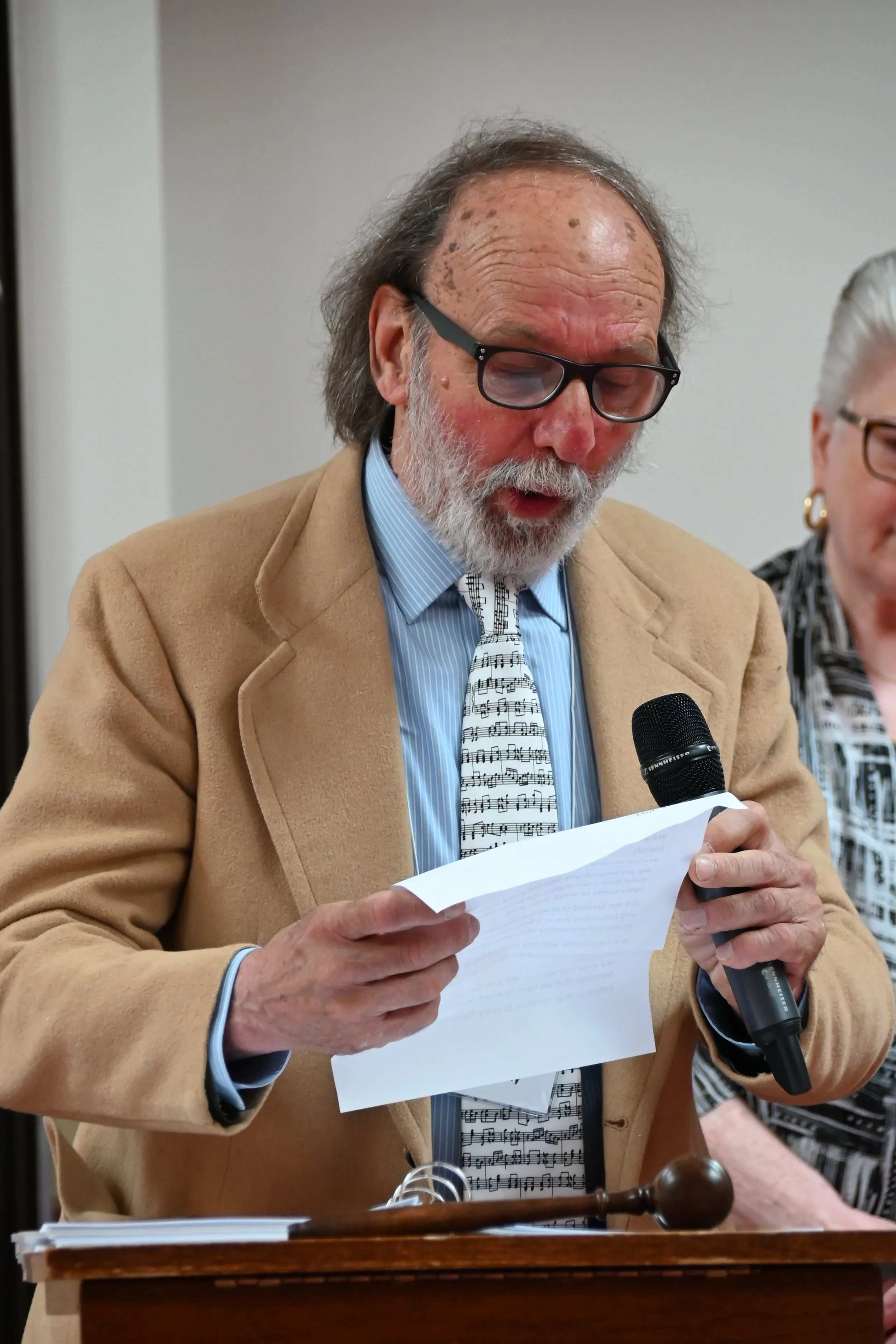 Gary Shelly gives the blessing!