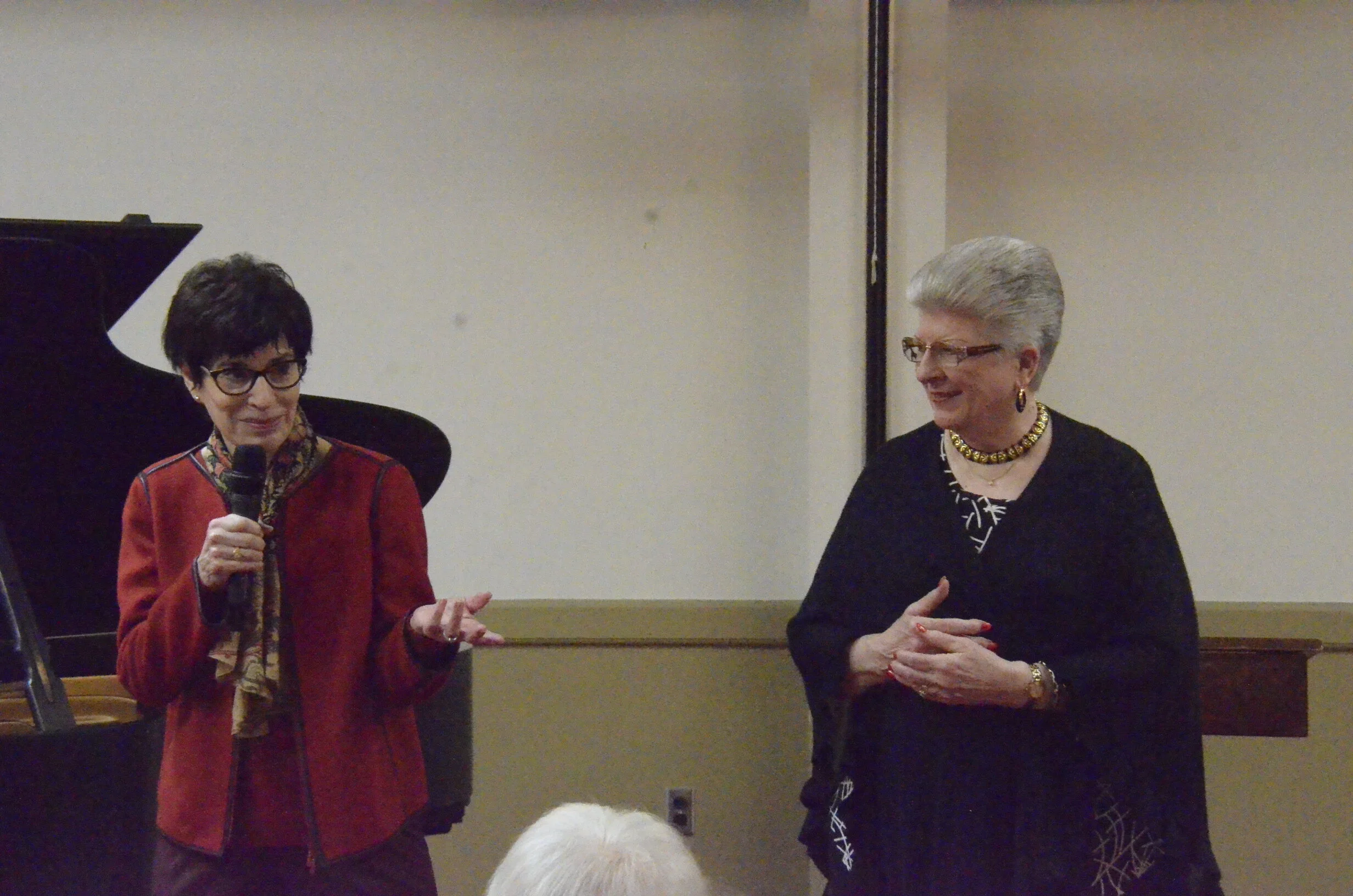 Terry Murphy, First VP: Programs, introduces Chris Kypros, classic pianist