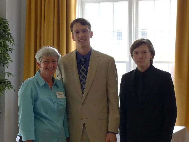 Jane Alcorn, William Hume and Bryce Cuthriell, GIA students