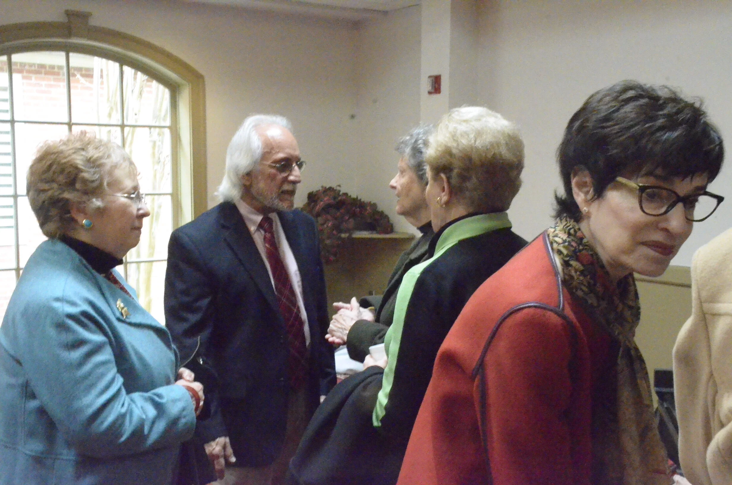 L to R:  Colleen Ferguson, Chris, Joan Brockenbrough, Terry Murphy