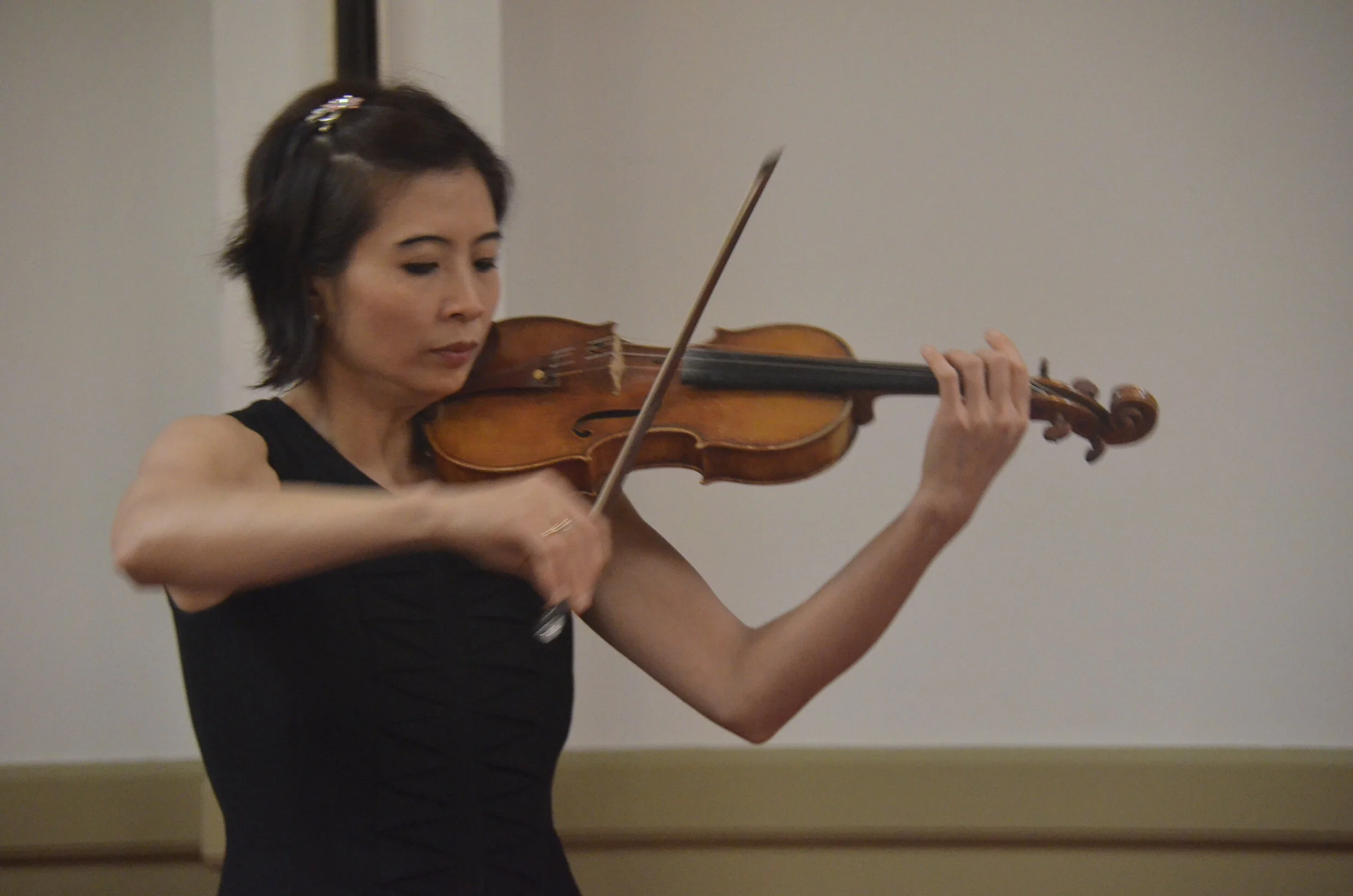 Oct 15th Musicale:  WMC presents Wanchi Huang, violinist, in Works for Solo VIolin:  From J. S. Bach to Eugene Ysaye