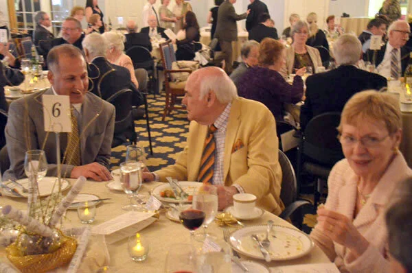 L to R:  Richard Keurajian; Ed and Ingrid Brown

