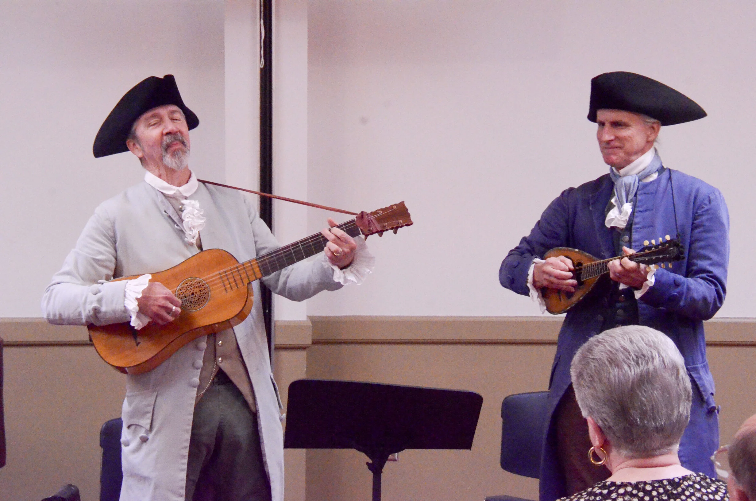 Lee Welch and Doug Austin, Balladeers, perform Froggy Would a Wooing Go