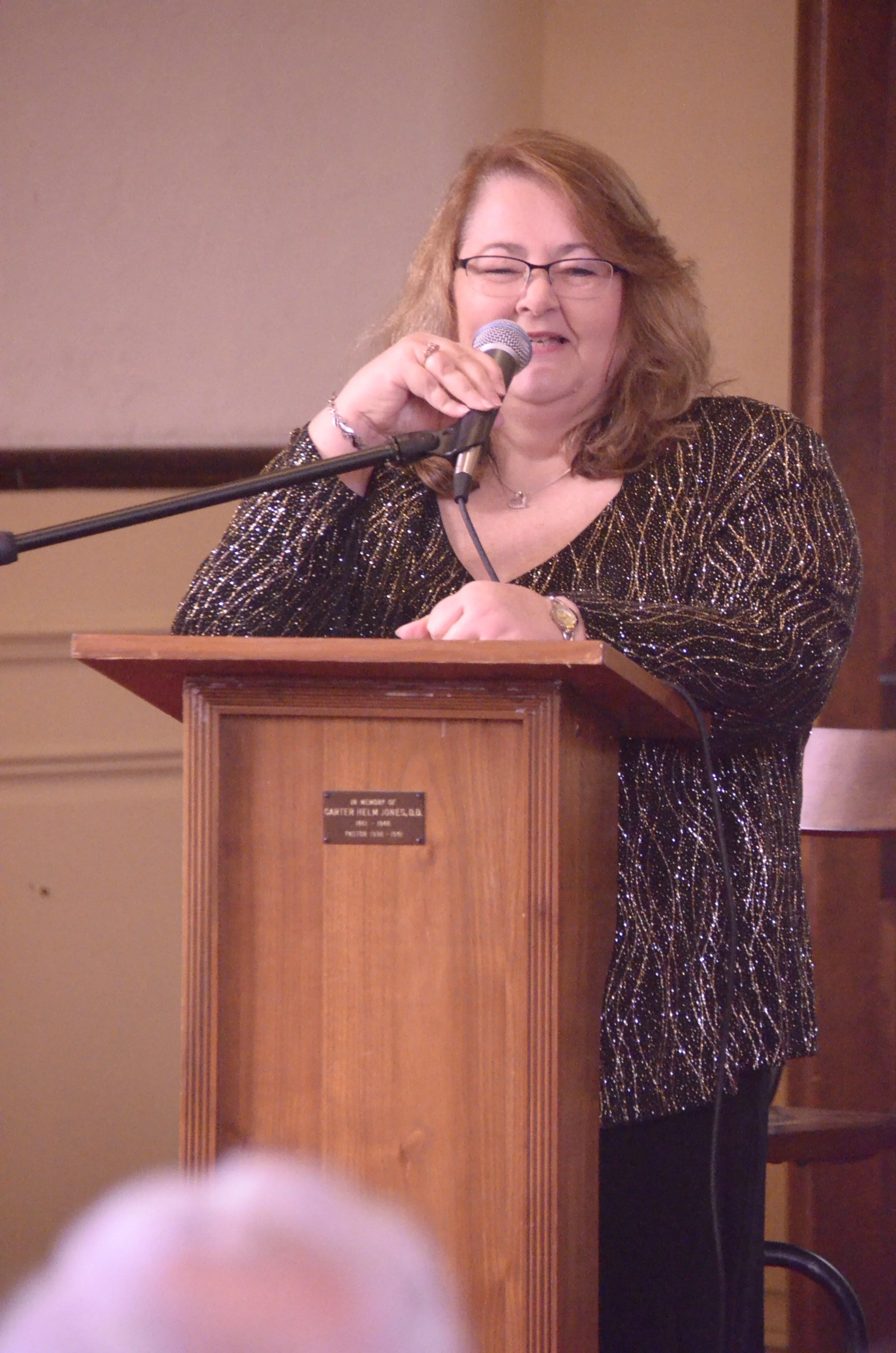 "Divertimenti 9" on Sat, Feb 3rd, at Williamsburg Baptist Church:  Myrna Brinkley, WAMT PooBah, welcomes guests