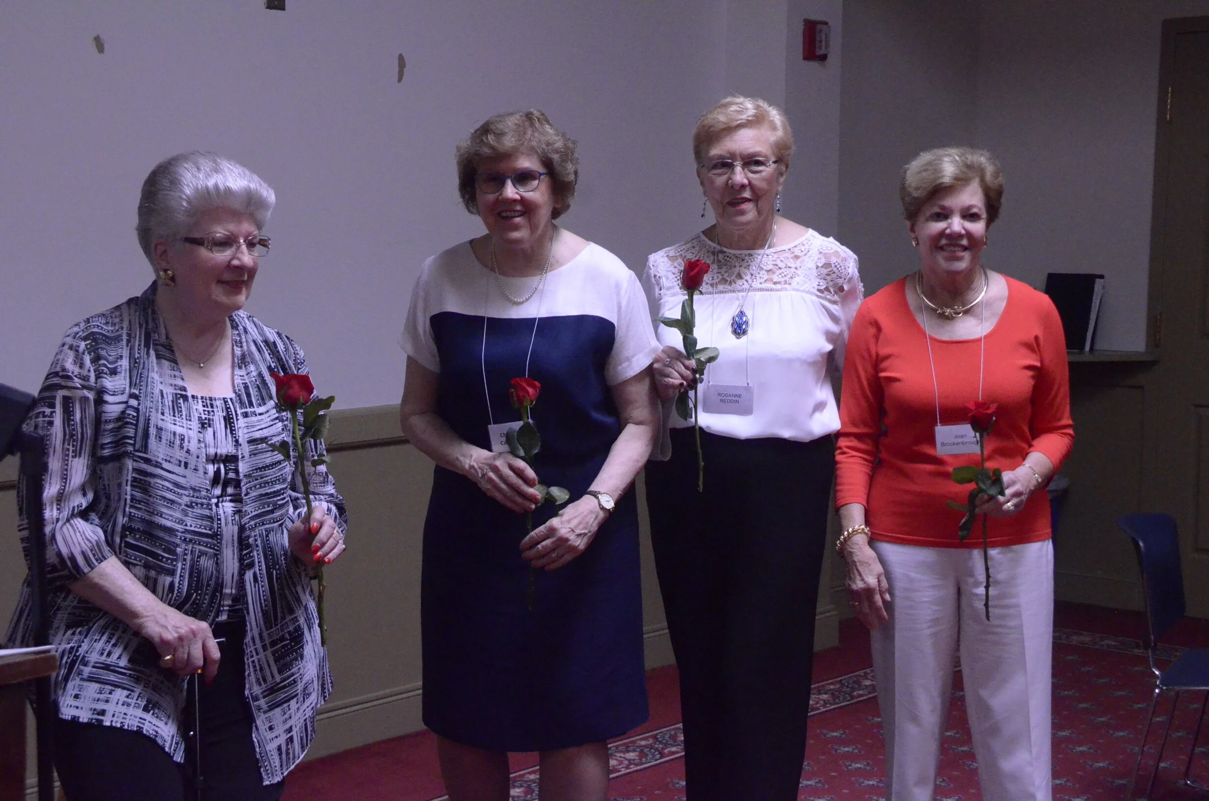 2017-2018 Officers: Donna Herman, Charlene Campbell, Rosanne Reddin, Joan Brockenbrough
