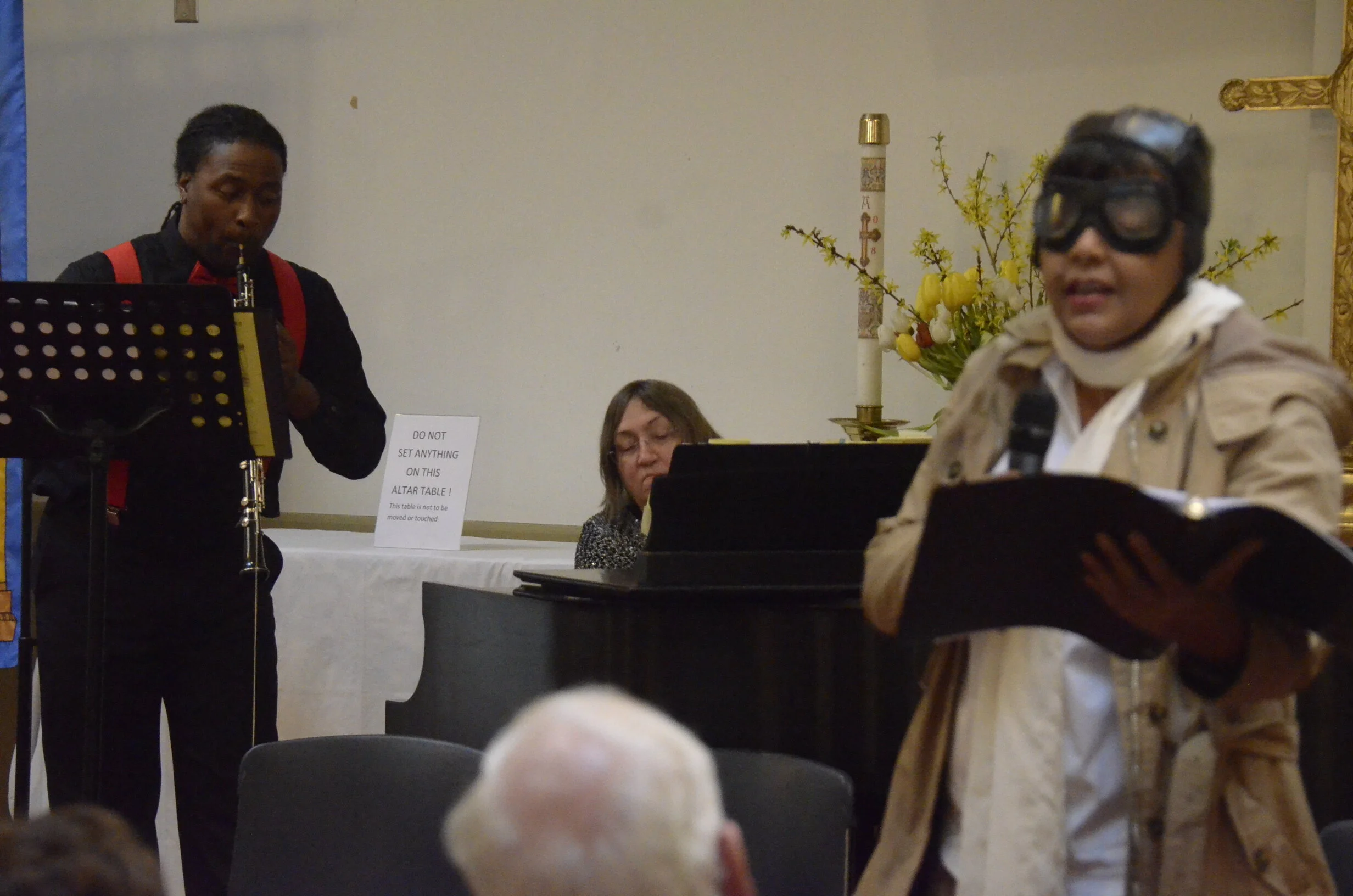 Scene XIII: Richard Whitley (oboe) accompanies Bessie Coleman during "Way Up Here"