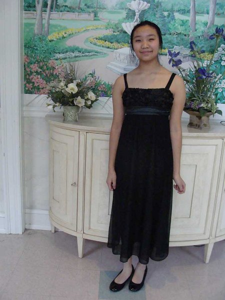 Jr. D.:  Anni Wang, Piano; First Prize, Outstanding Performance Award of $750