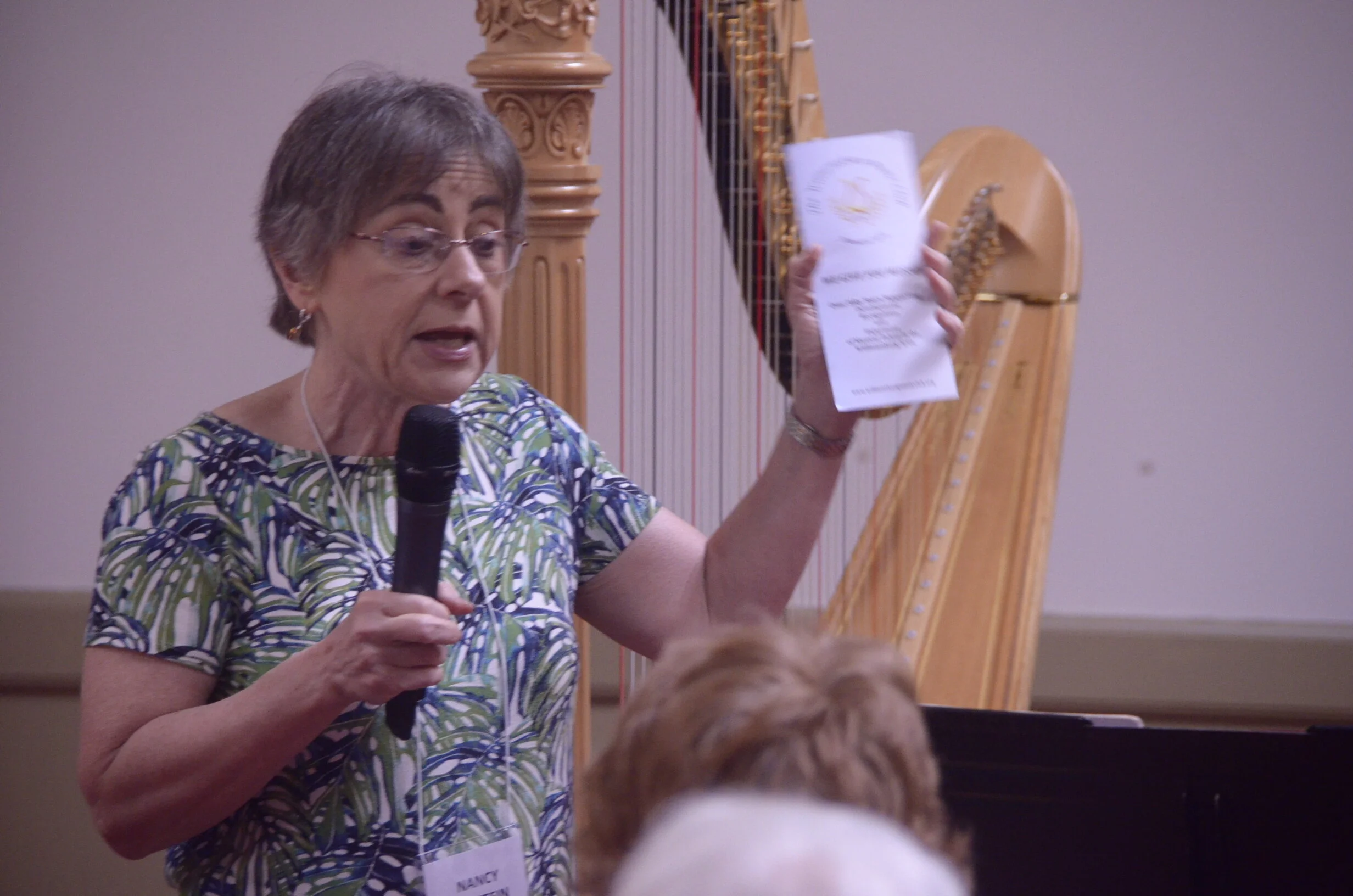 Nancy Burnstein, Second VP:  Programs, invites guests to join WMC