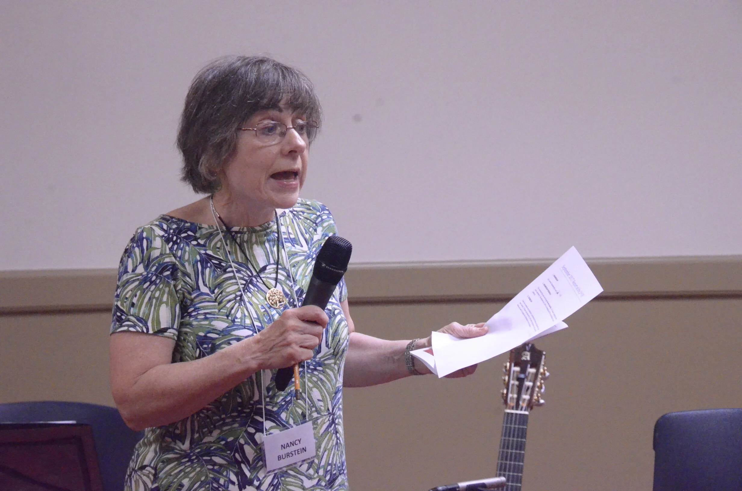 Nancy Burstein, Second VP: Membership, makes first 2017-2018 Membership Report