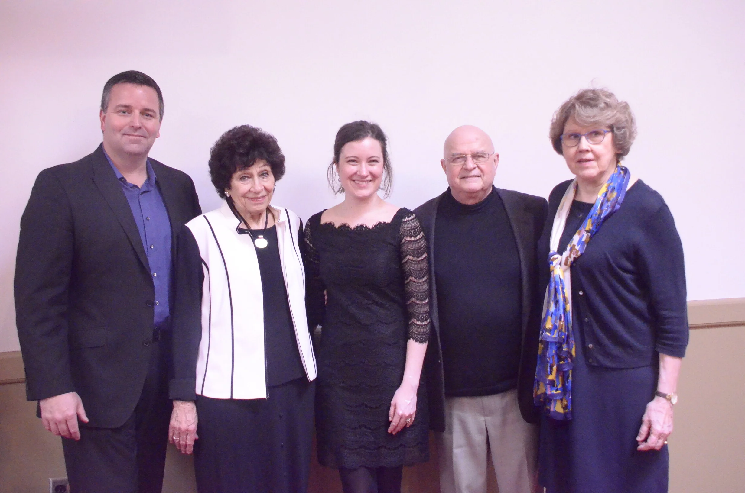 L to R: Chris Mooney, Mim Hettler, Sarah, Michael, Charlene Campbell