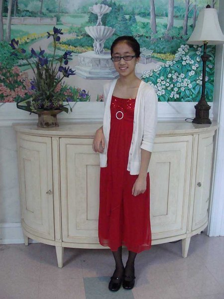 Jr. D.:  Samantha Zhang, Violin; Honorable Mention and Encouragement Award of $200