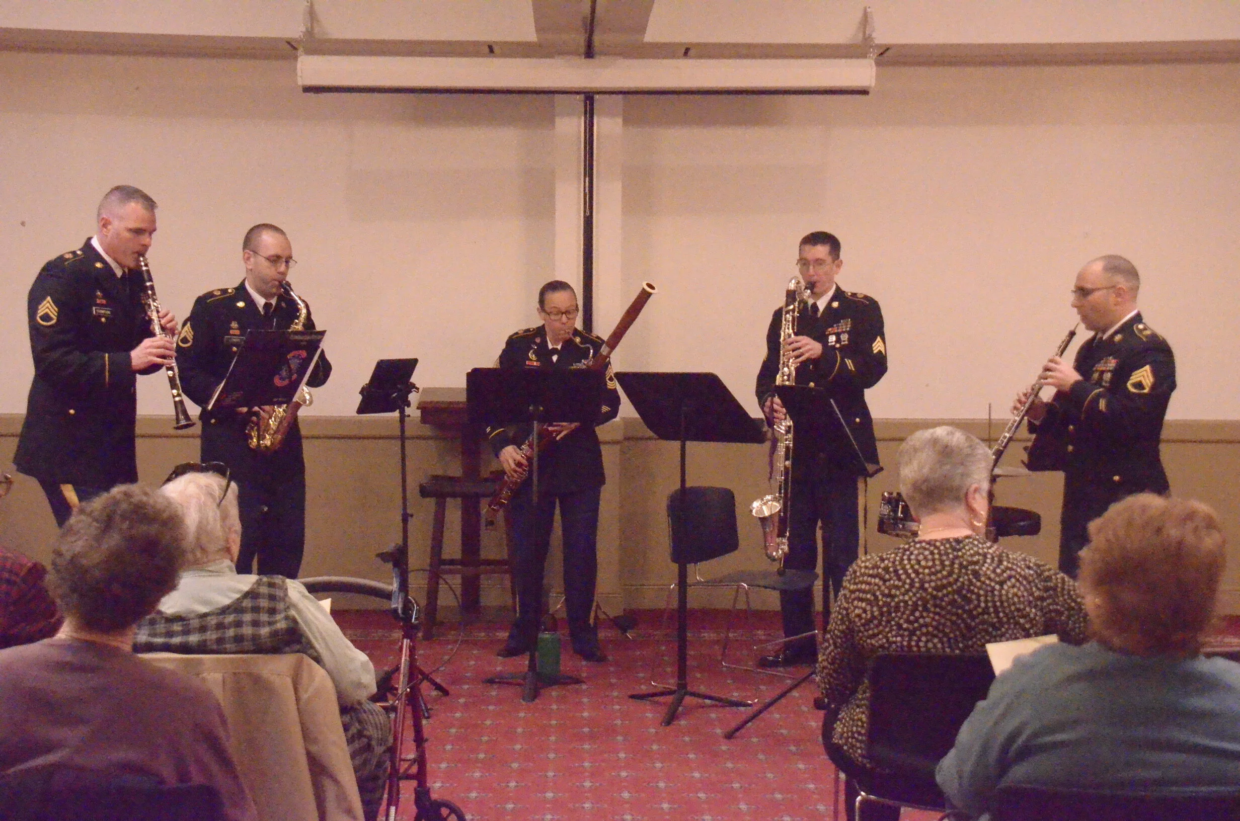 Jan 18th Musicale: WMC presents TRADOC Quintet "Eastern Reeds"