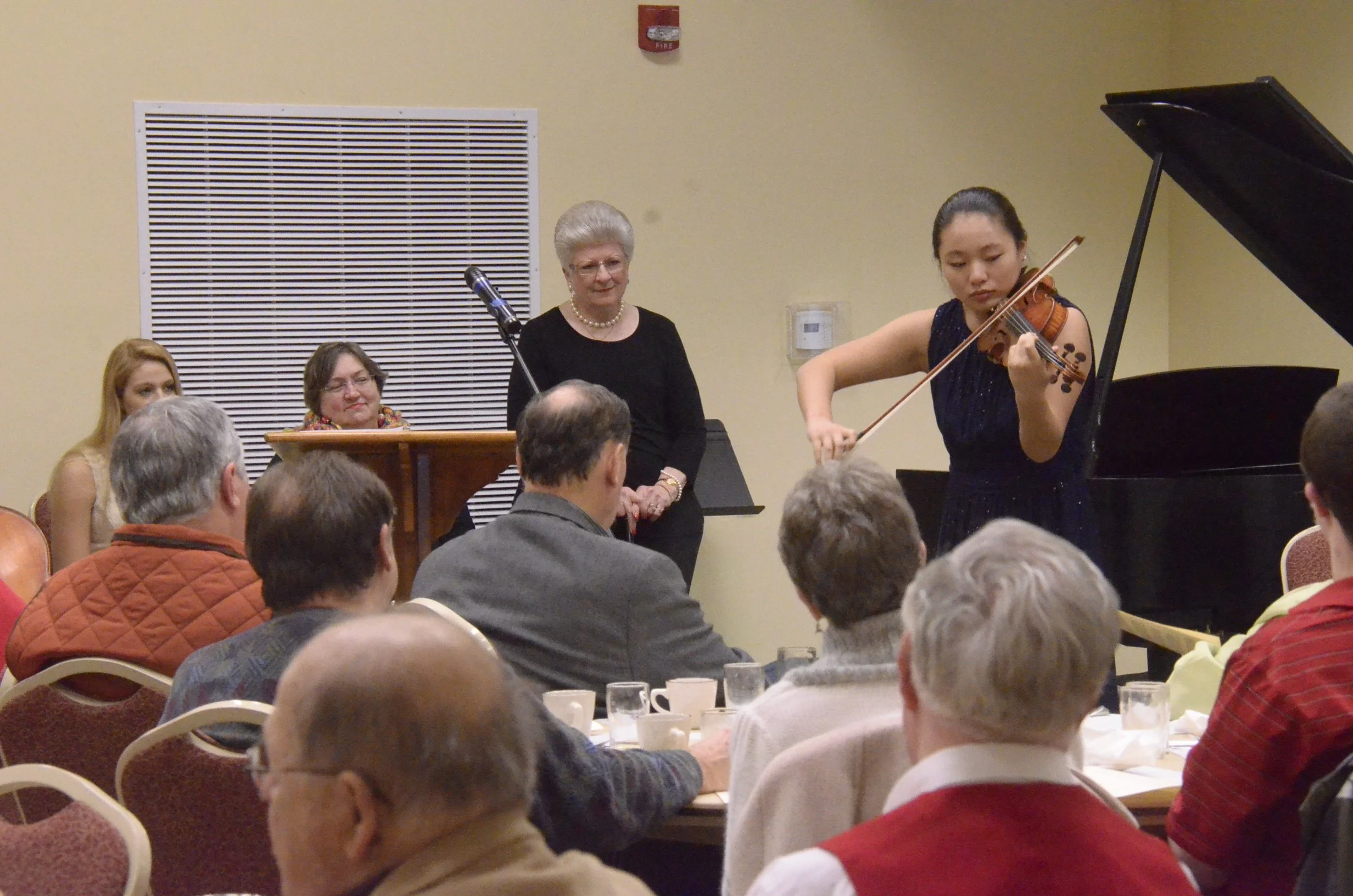 Dec 9th UMM Breakfast at WUMC, featuring GIA Winners; Yunseo Chung, Violin; and others