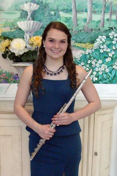 Sr. D.:  Erin Morrow, Flute; Outstanding Performance Award of $750 (Co-Winner)