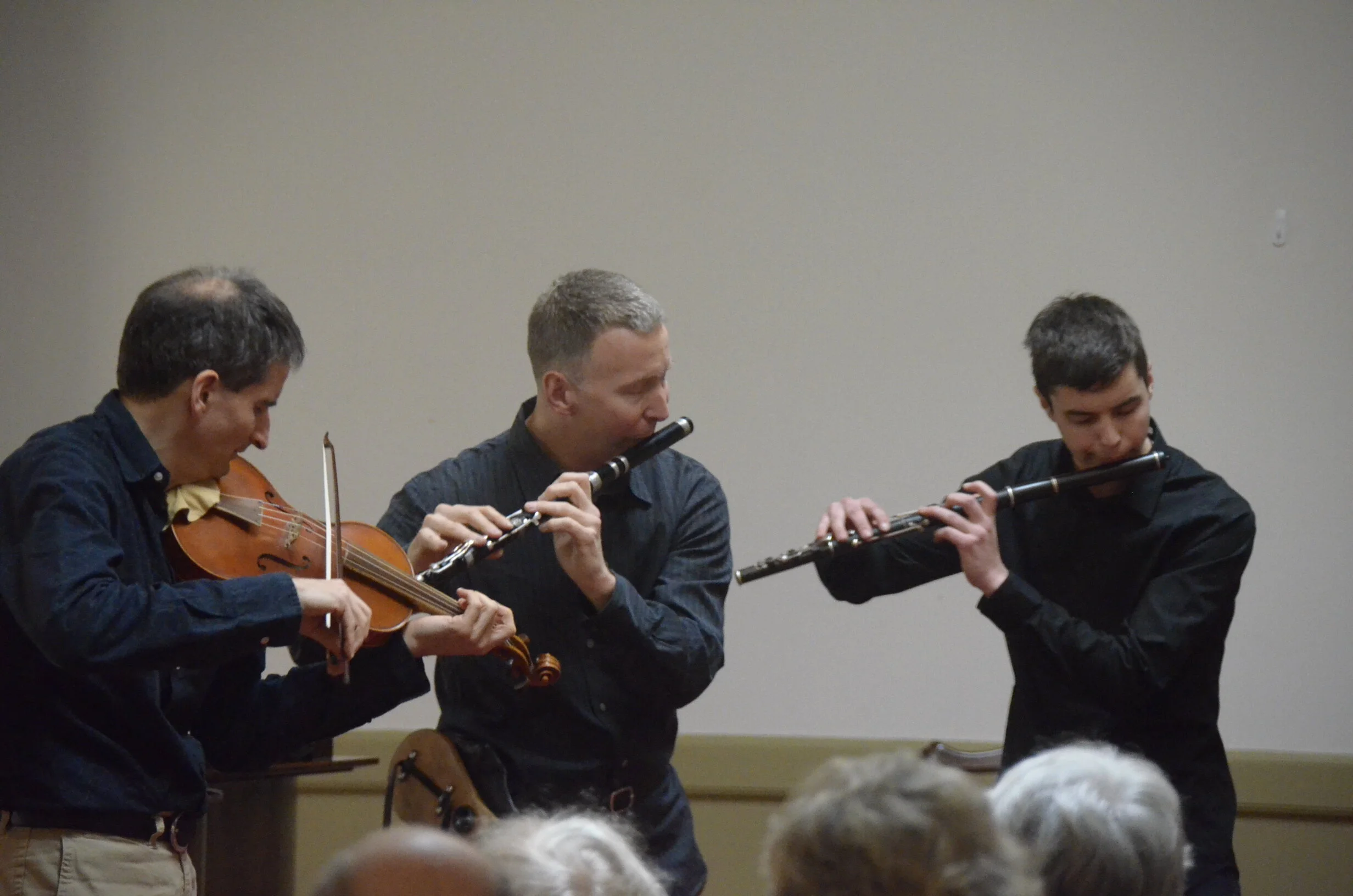 L to R:  David Greenberg, Chris Norman and Rennie Pearson