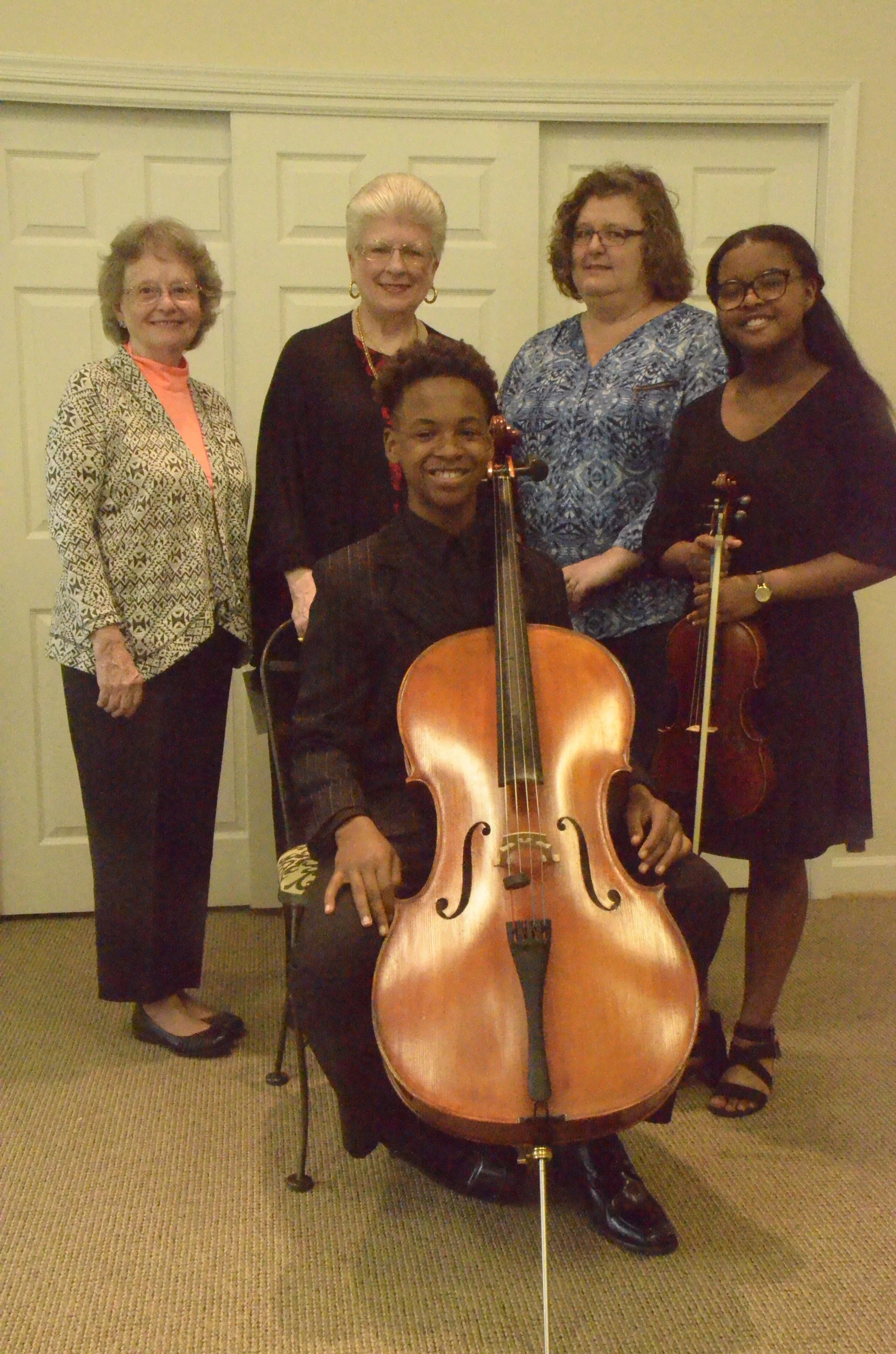 Brelan and Sydney with  Donna Herman, President