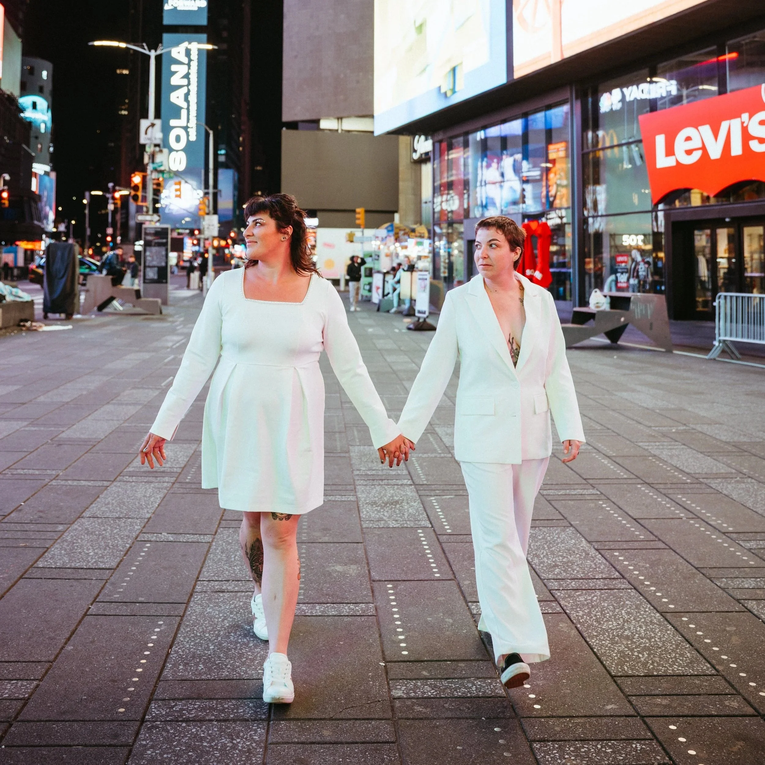 A Mandatory Taco Bell Cantina Stop During a Times Square Elopement