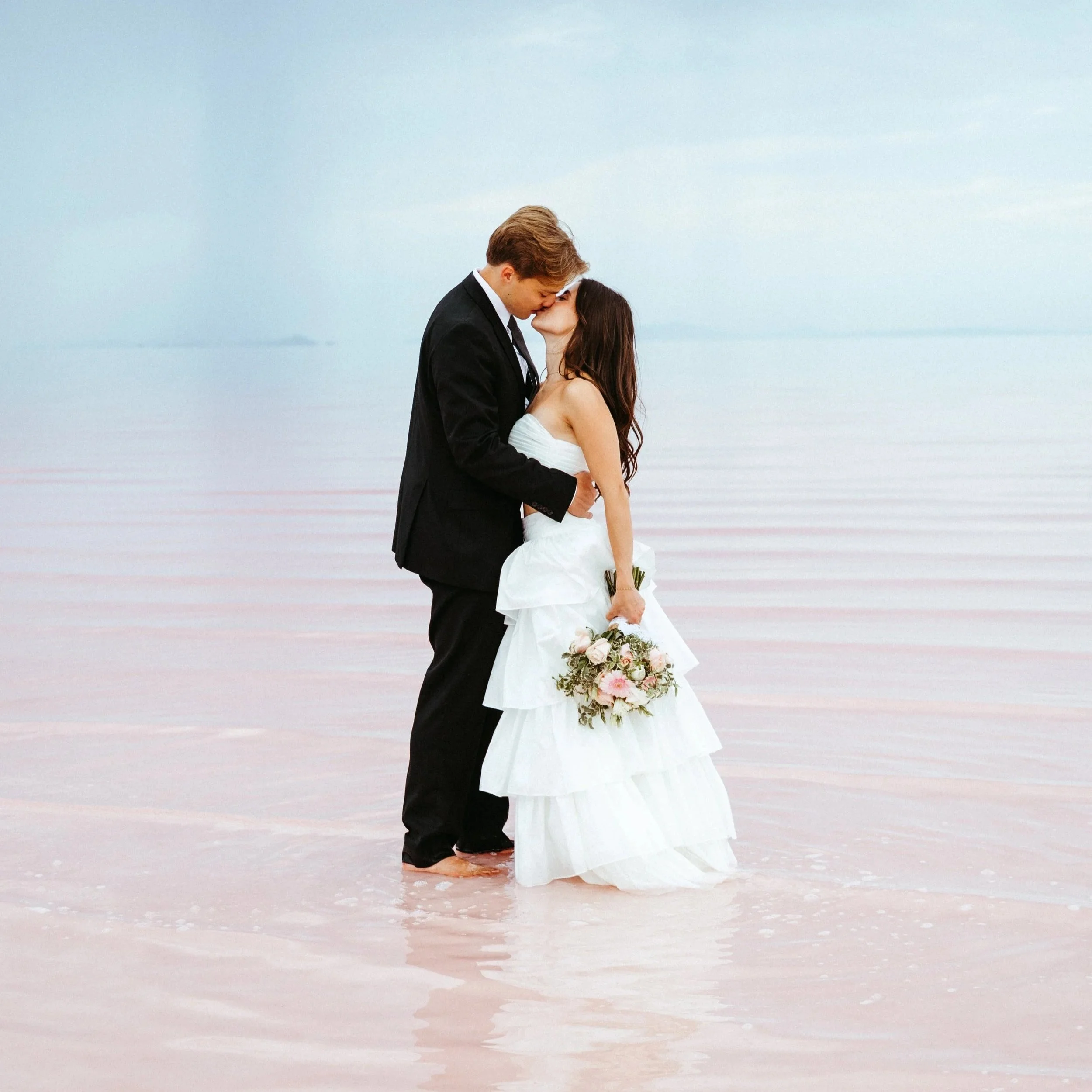 Utah’s Pink Lake Is the Perfect Elopement Spot Near Salt Lake City