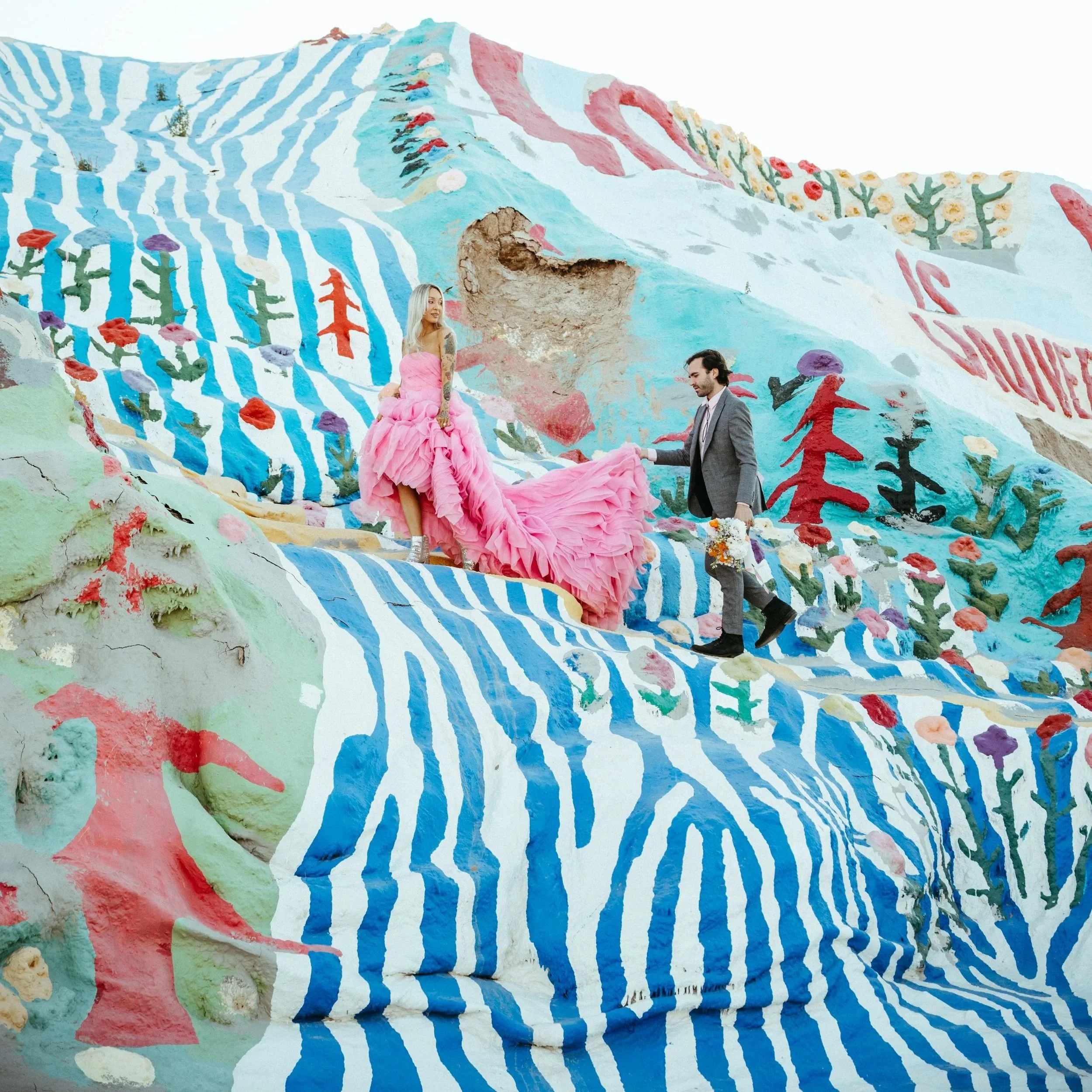 Why Salvation Mountain is the PERFECT Spot for Your Eclectic Elopement