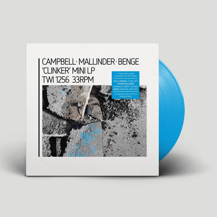 Campbell, Mallinder, Benge – ‘Clinker‘ Turquoise Vinyl Mini-LP