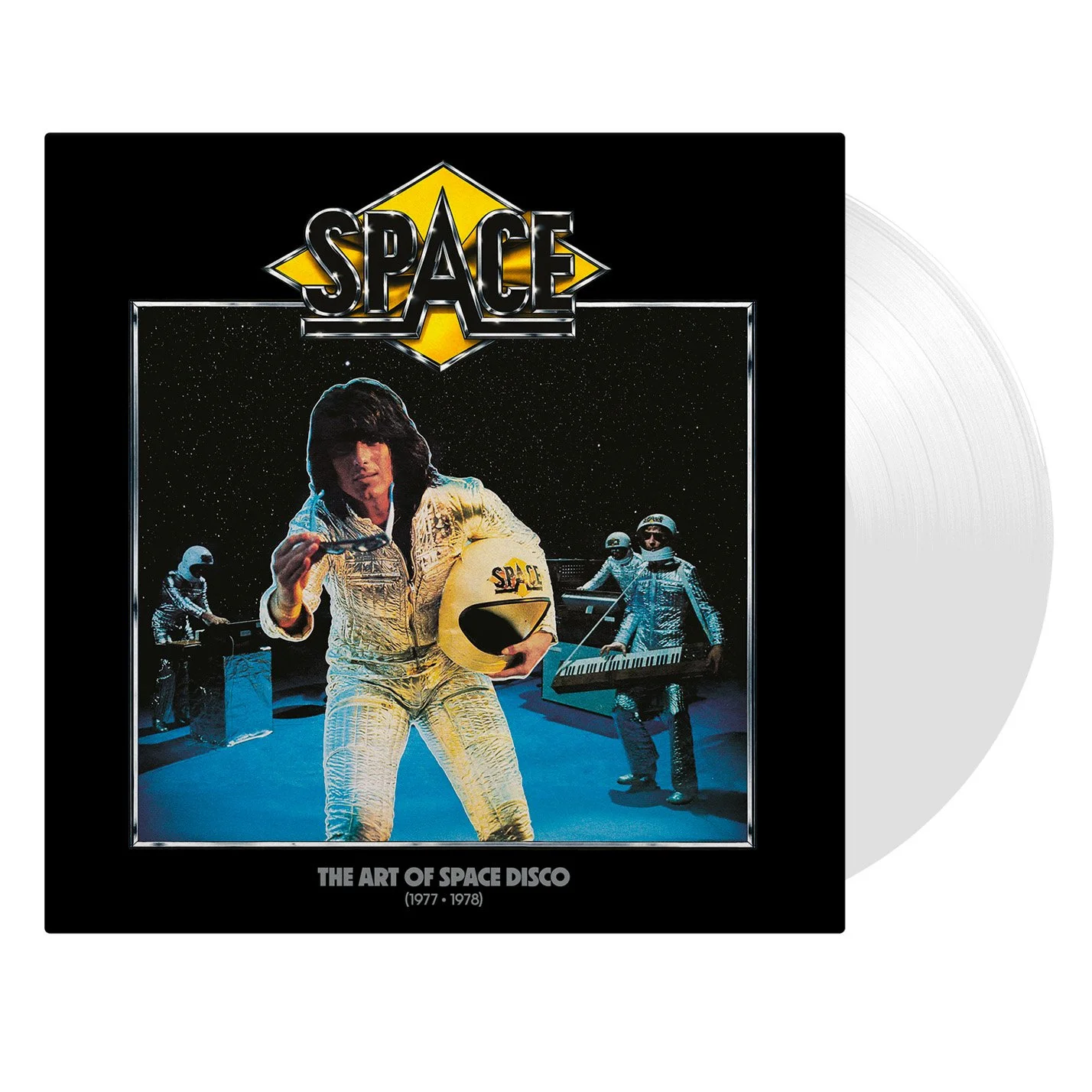 Space – ‘The Art of Space Disco (1977 – 1988)‘ (crystal clear vinyl LP)