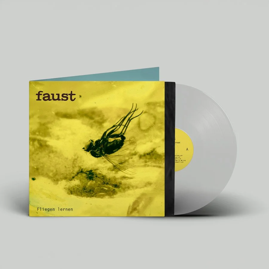 Faust – 'Fliegen Lernen' (curated by Gunther Wüsthoff) (indies only ltd edition clear vinyl LP)