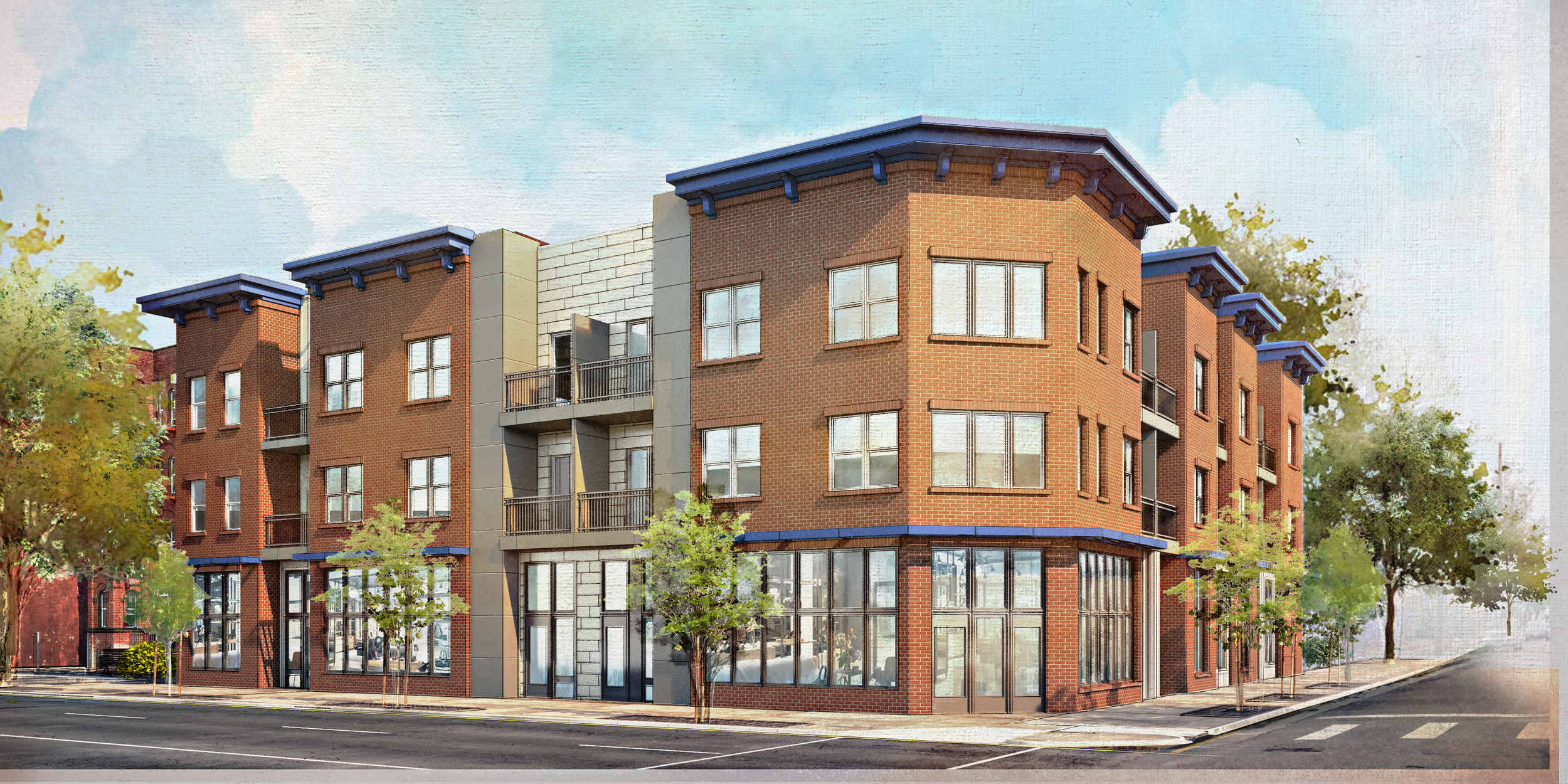 Eliot Street Center, Corner View