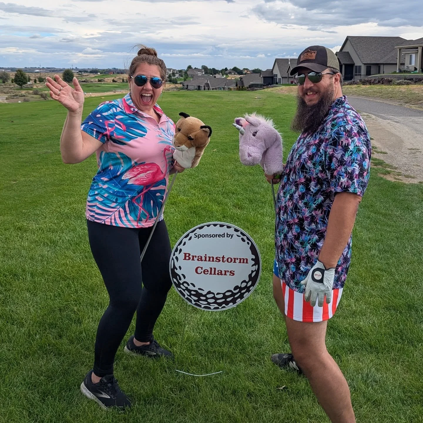 Sunday was our 3rd year sponsoring a hole for the @bombingrangebrewingcompany fundraising tournament for Tunnel to Towers Foundation at the @hornrapidsgolfcourse
What a blast!
Pretty sure we got last place on the scorecard, 1st place on the fun car