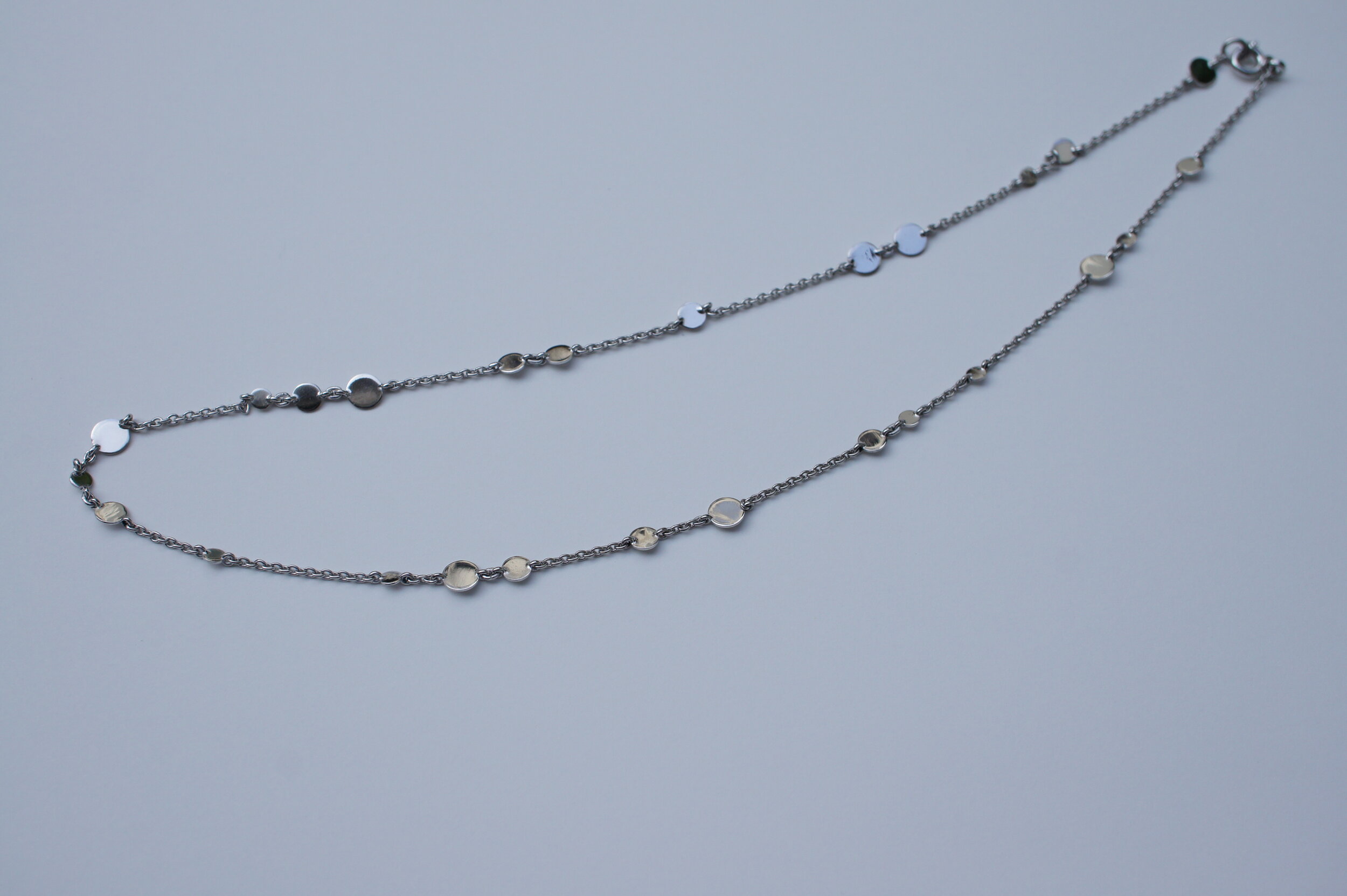 Collier - Weissgold Rhodiniert 
