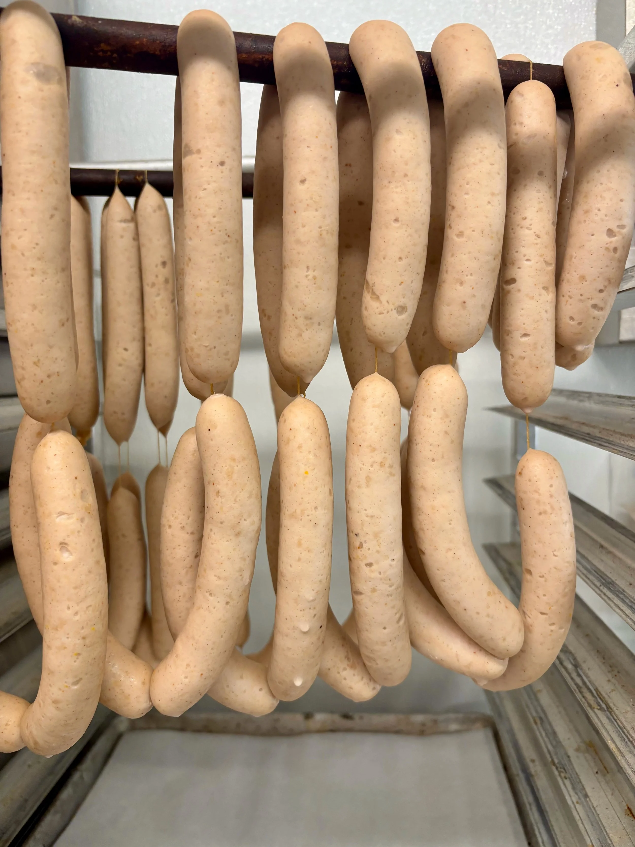 Oktoberfest Take Out Out (10/23):  Weisswurst on a Brioche Bun