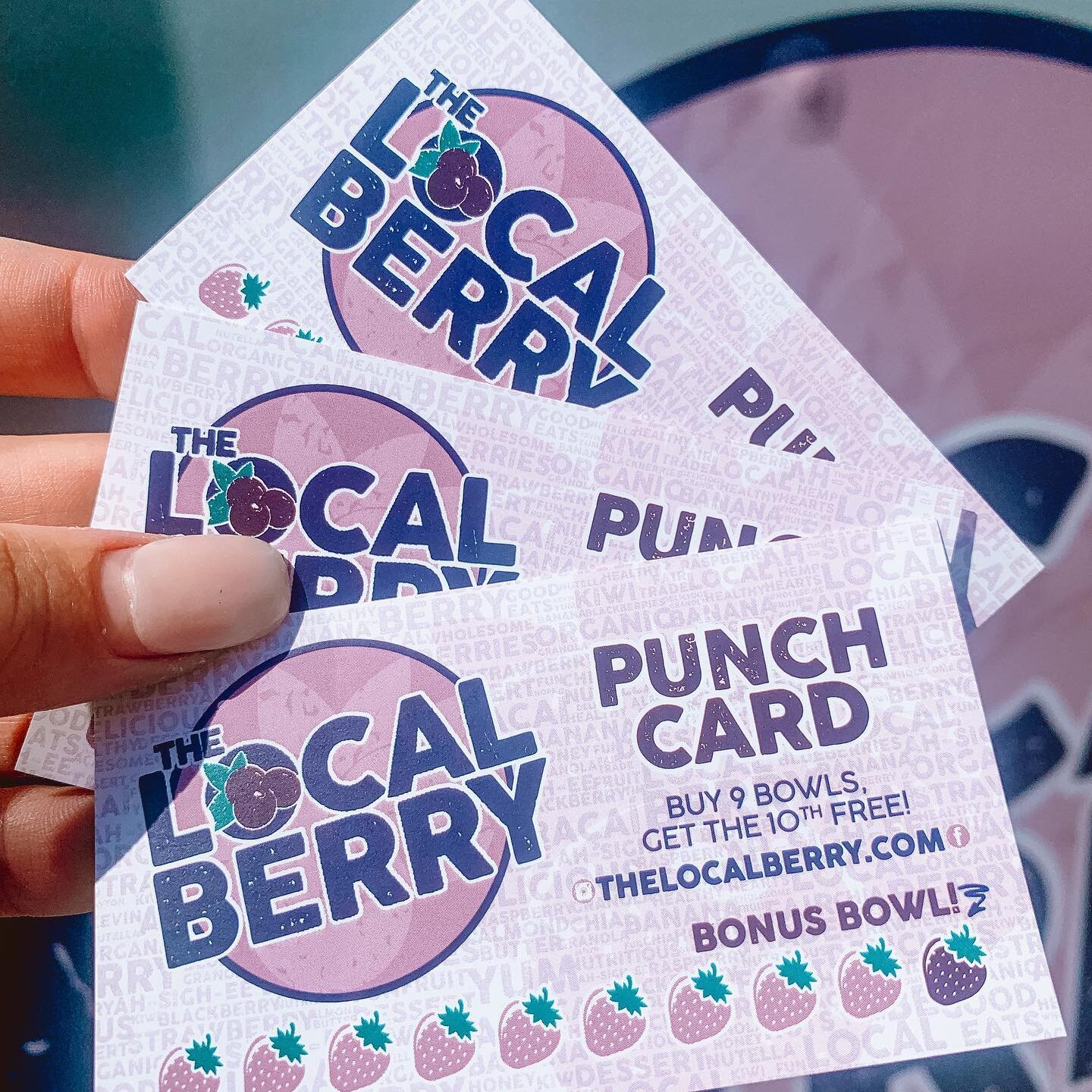 This Weeks Schedule!!🫐

☆ We got punch cards!! (pictured above) stop by the truck this weekend to start one and get rewarded for your Local Berry loyalty;) 
This week you can find us&hellip;

&rarr; Thursday 7/8 : Lucky&rsquo;s Grand Casino (13th &a