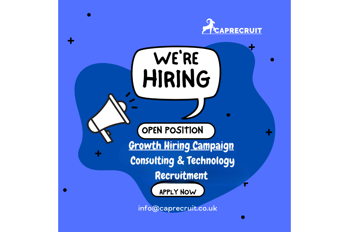 Technology recruitment careers London Public sector recruitment consulting team Recruitment consultant career progression Consulting recruitment hiring campaign