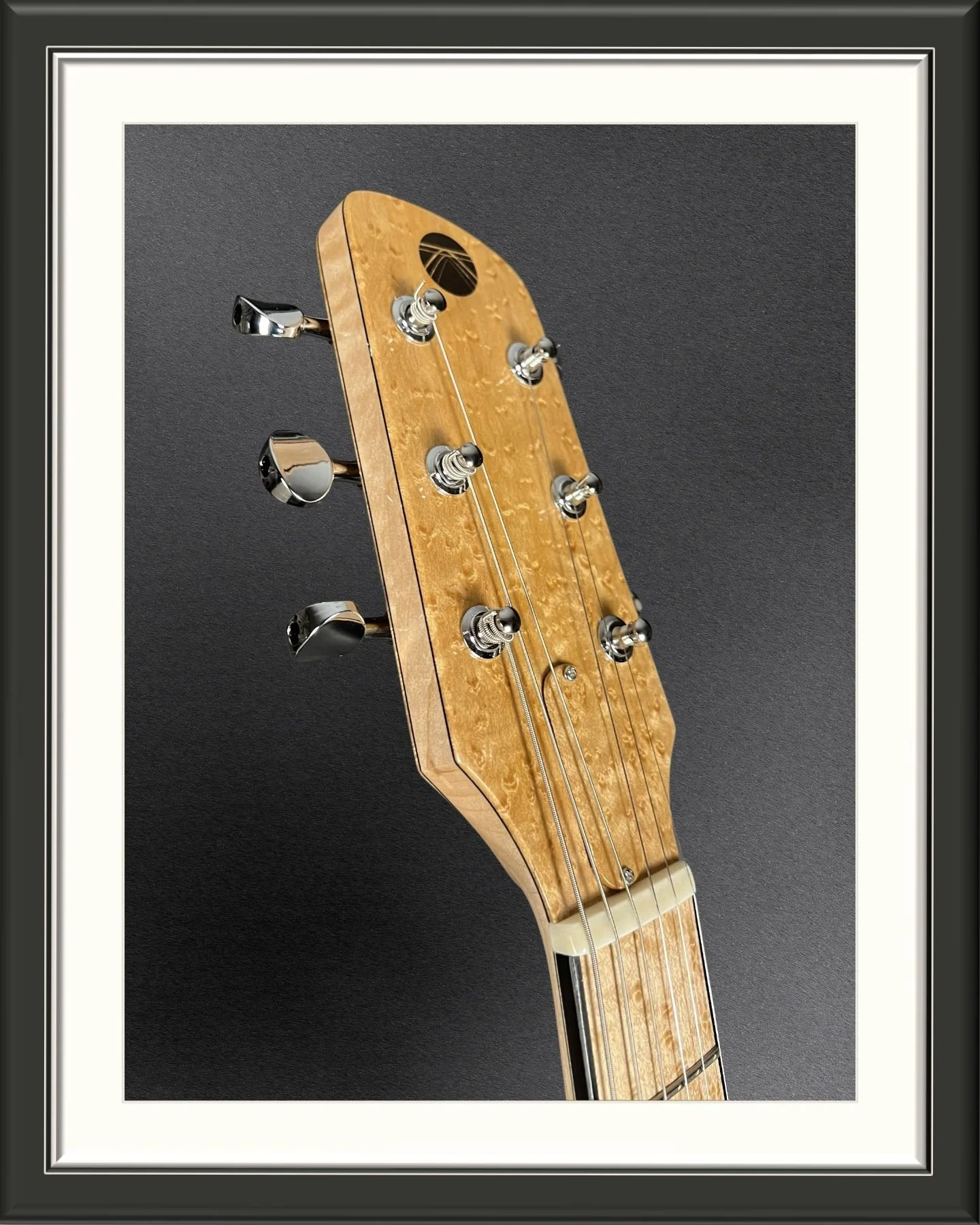MachMachines Custom Hollow Body Electric Guitar_headstock