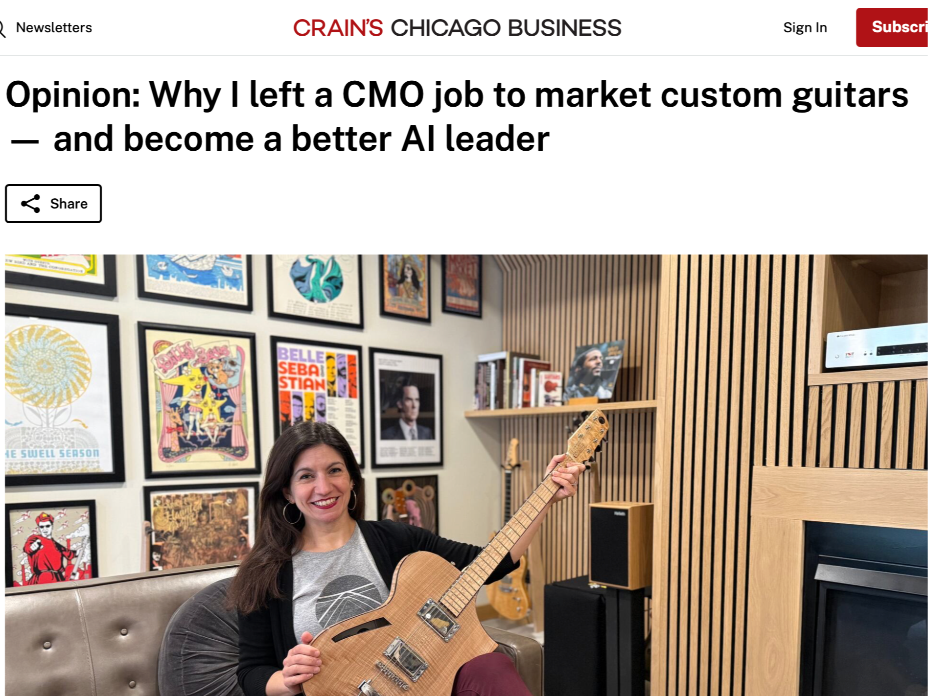 MAY 2026 // Opinion article by Jennifer Vianello printed in Ad Age and Crain's Chicago Business