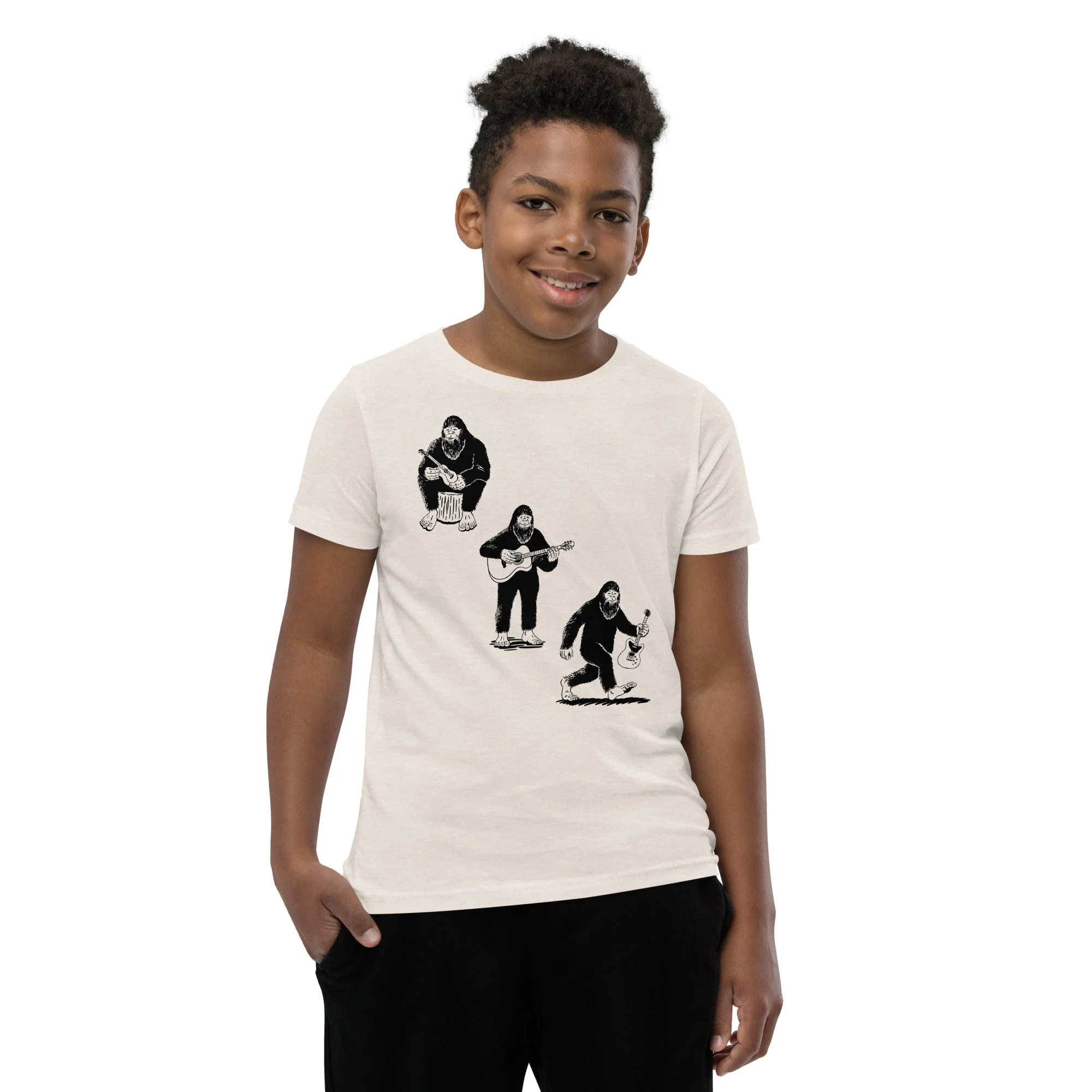 Youth Vester Trio T-Shirt - Heather Dust